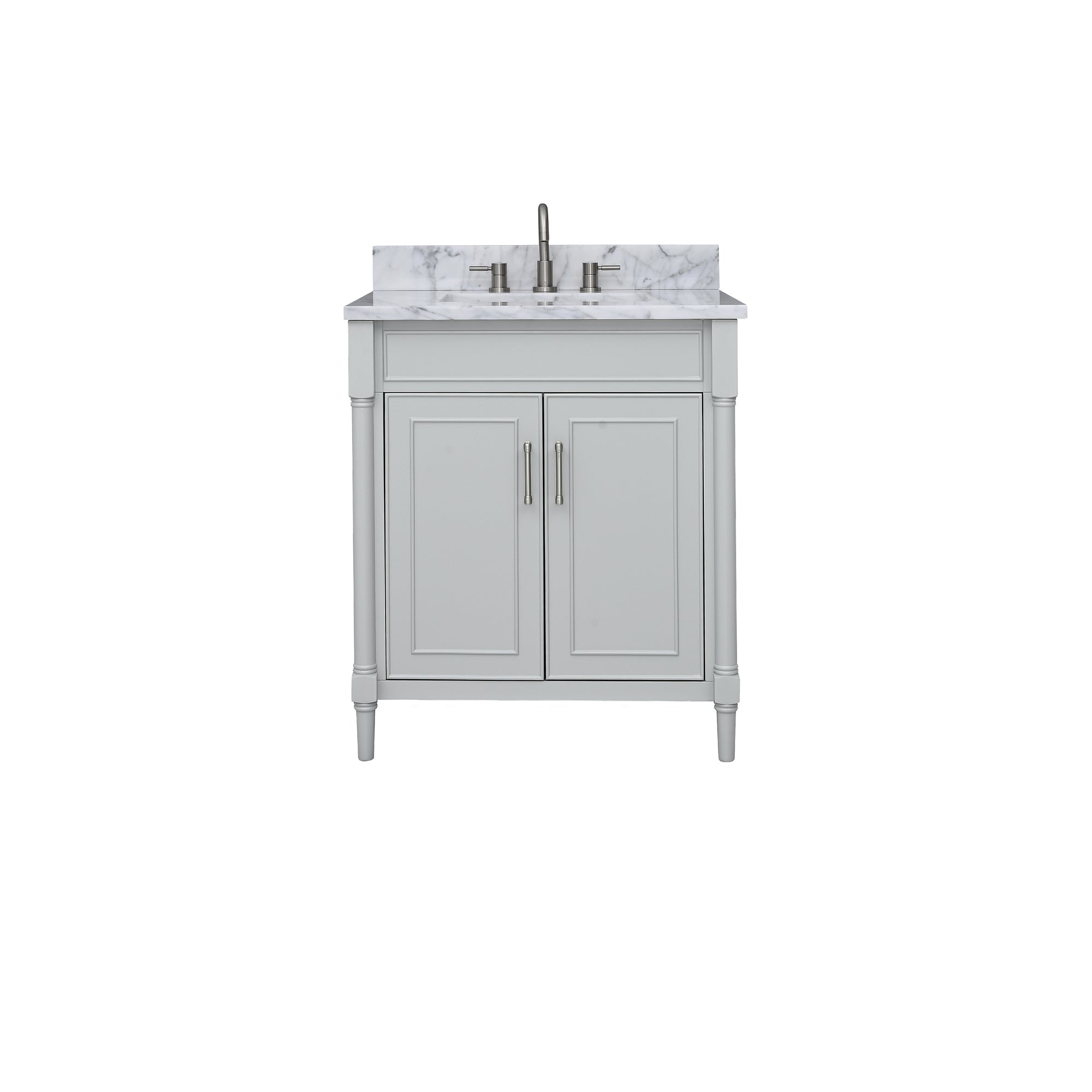 light gray vanity set