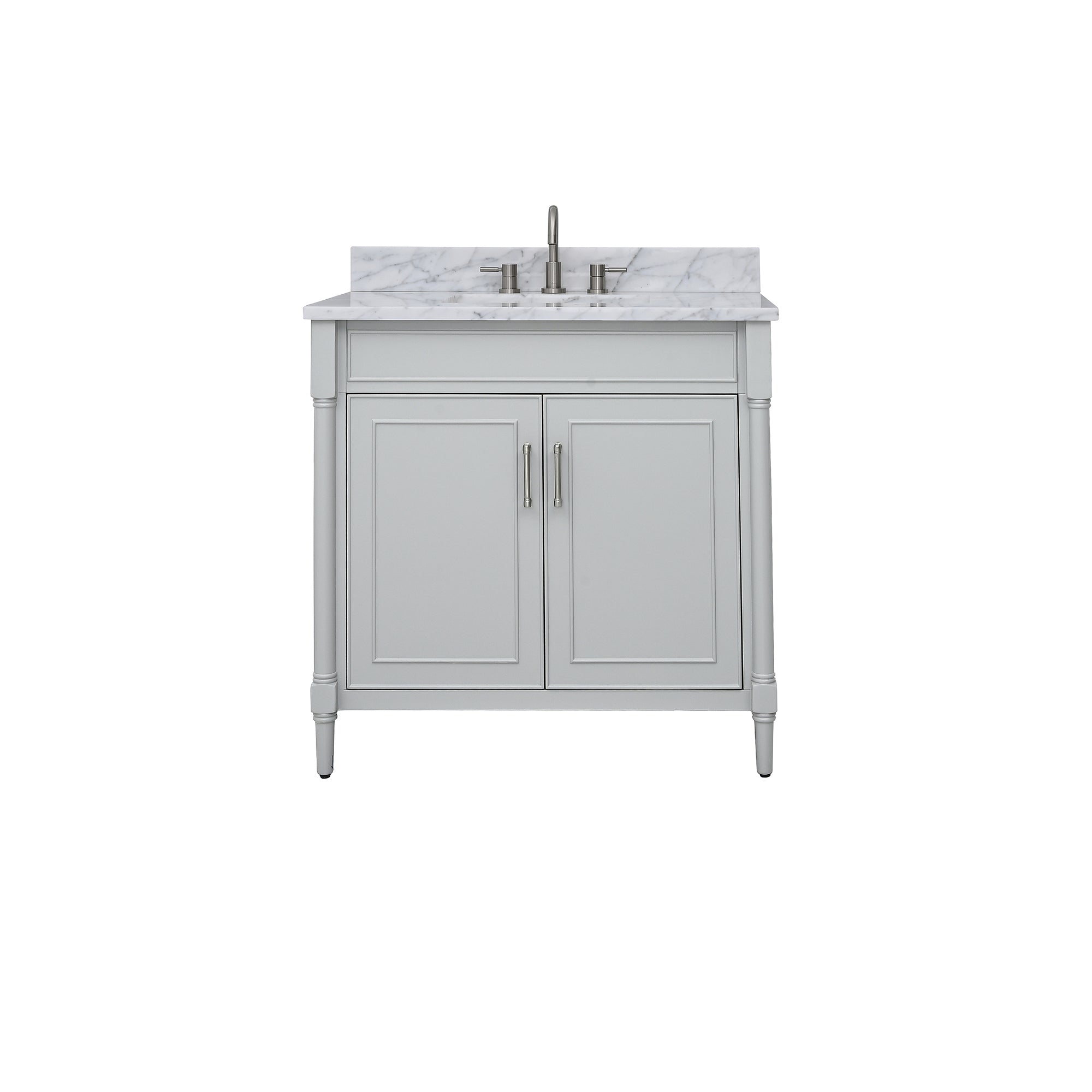 light gray vanity set