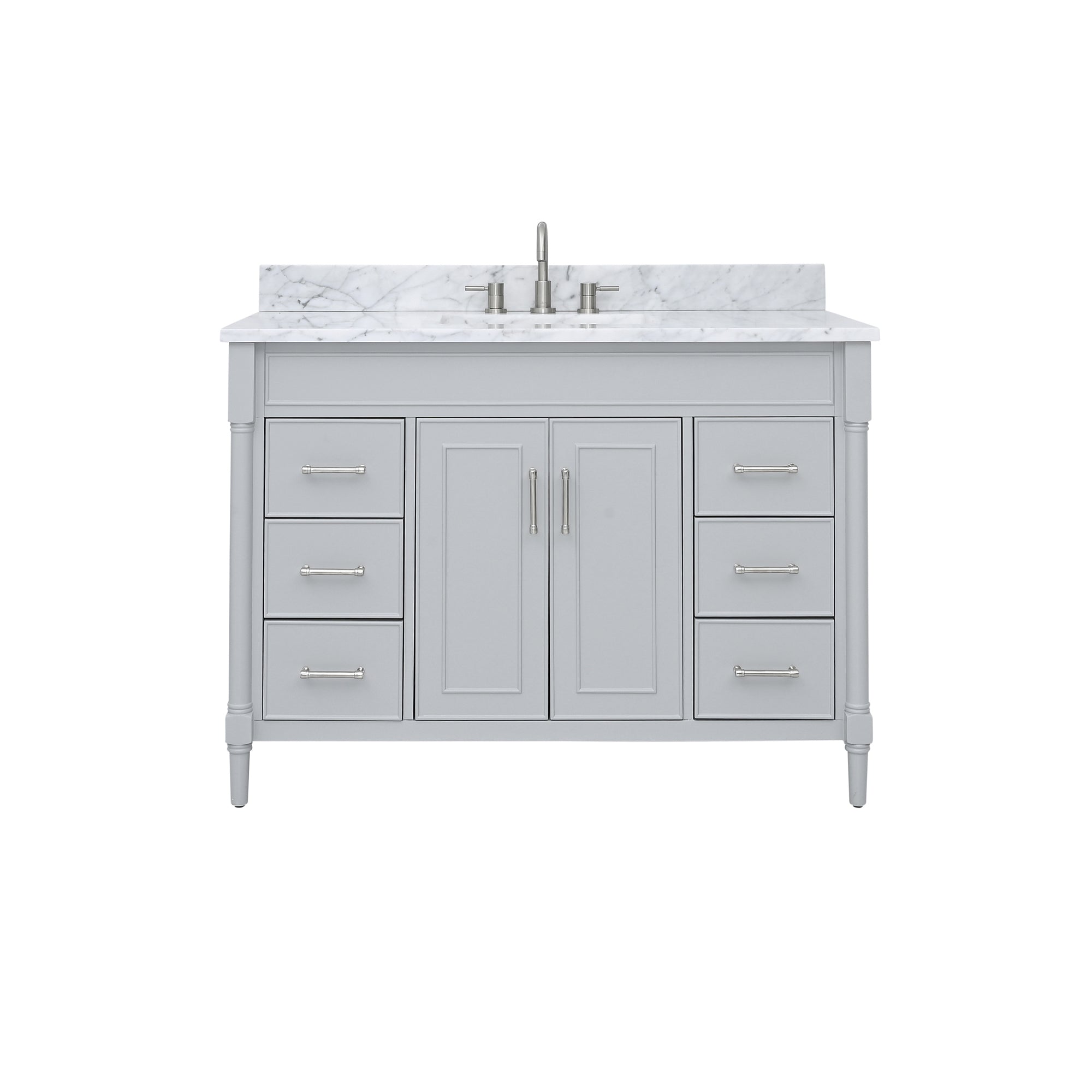 light gray vanity set