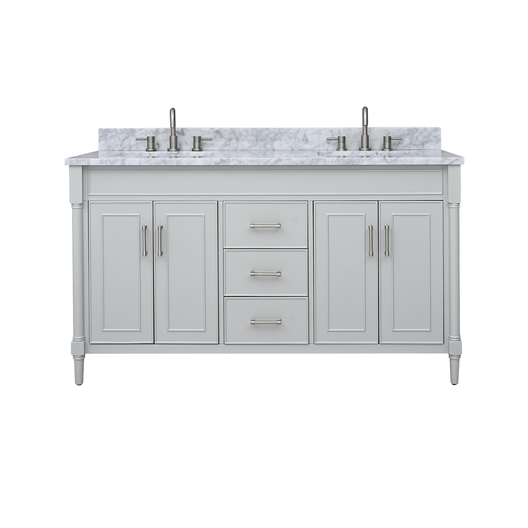 light gray vanity set