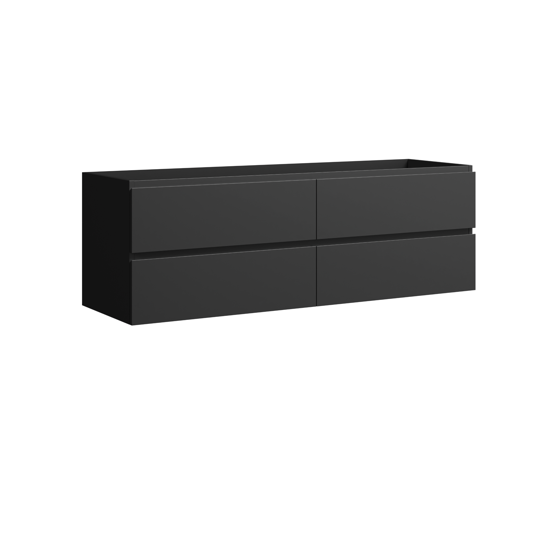 Timberline Brockton 60" x 18" x 20" Wall Mounted Double Vanity