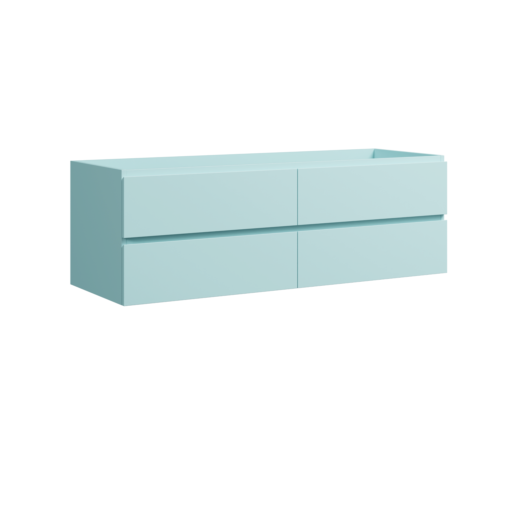 Timberline Brockton 60" x 21" x 20" Wall Mounted Double Vanity