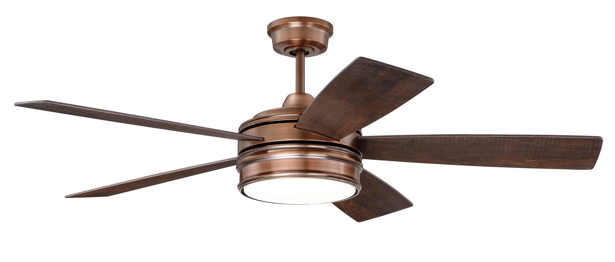 brushed copper ceiling fans