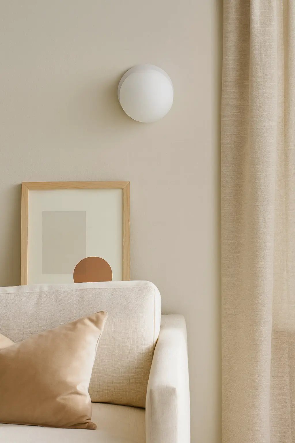 matte white/white wall sconce