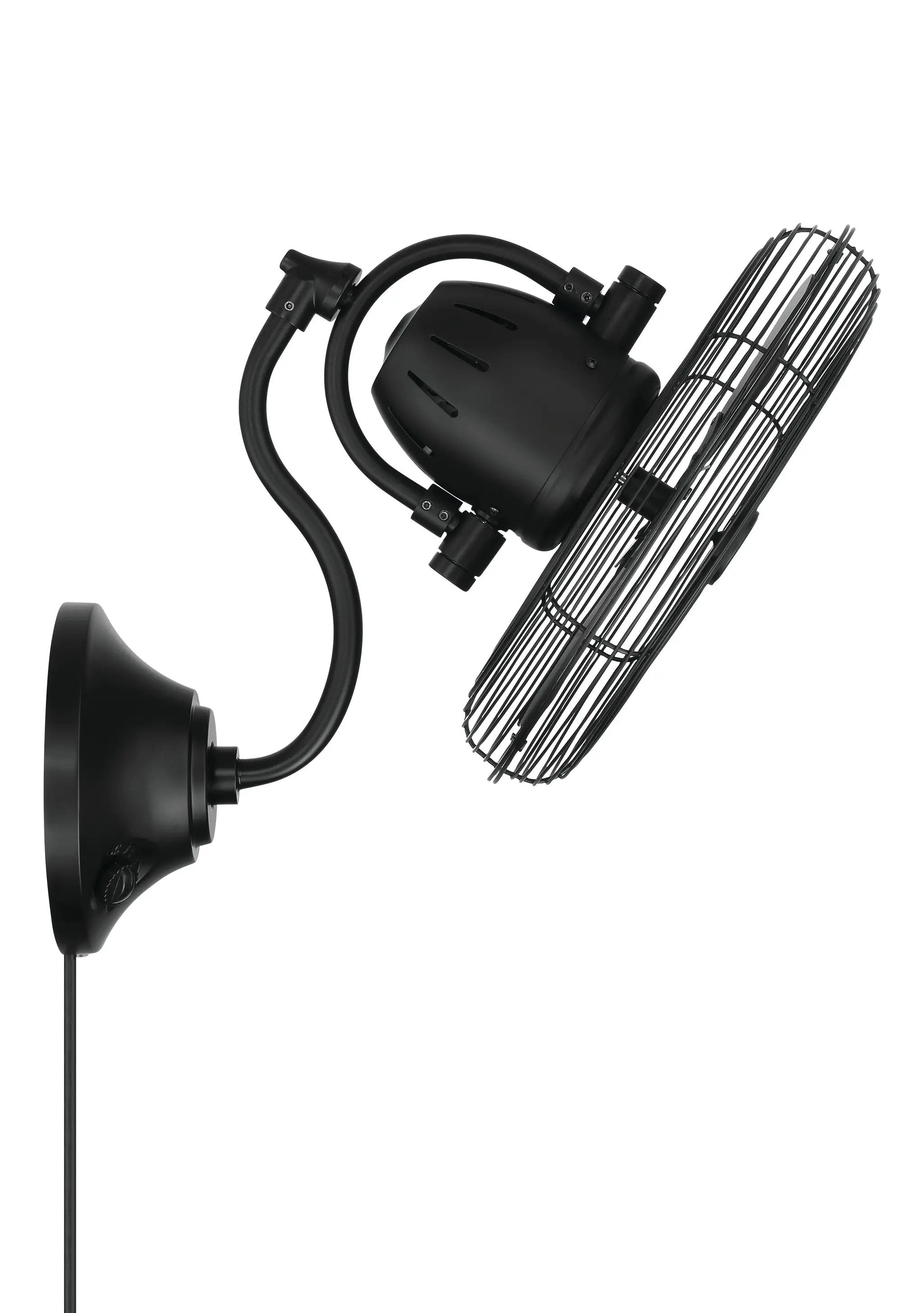 flat black ceiling fans