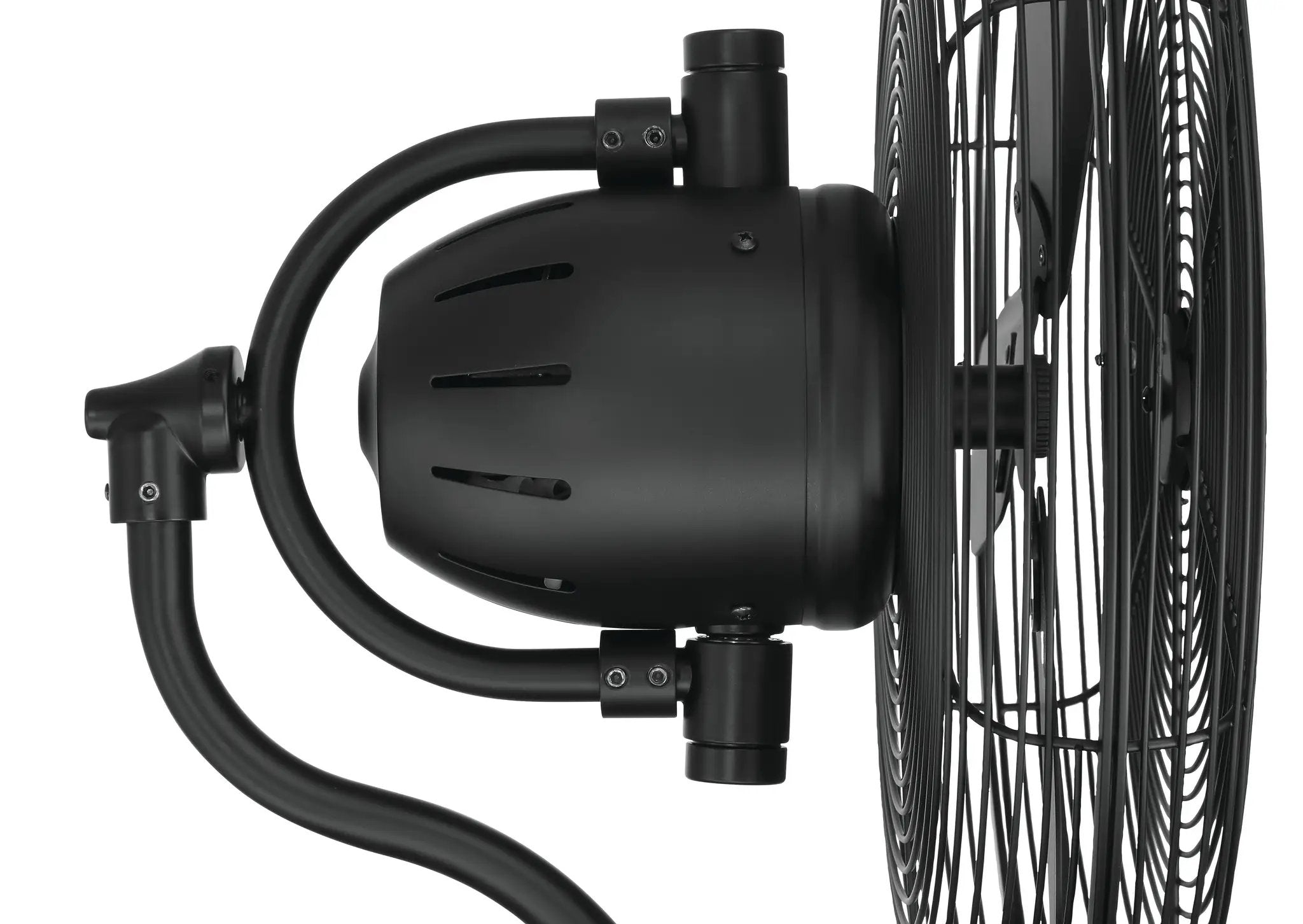 flat black ceiling fans