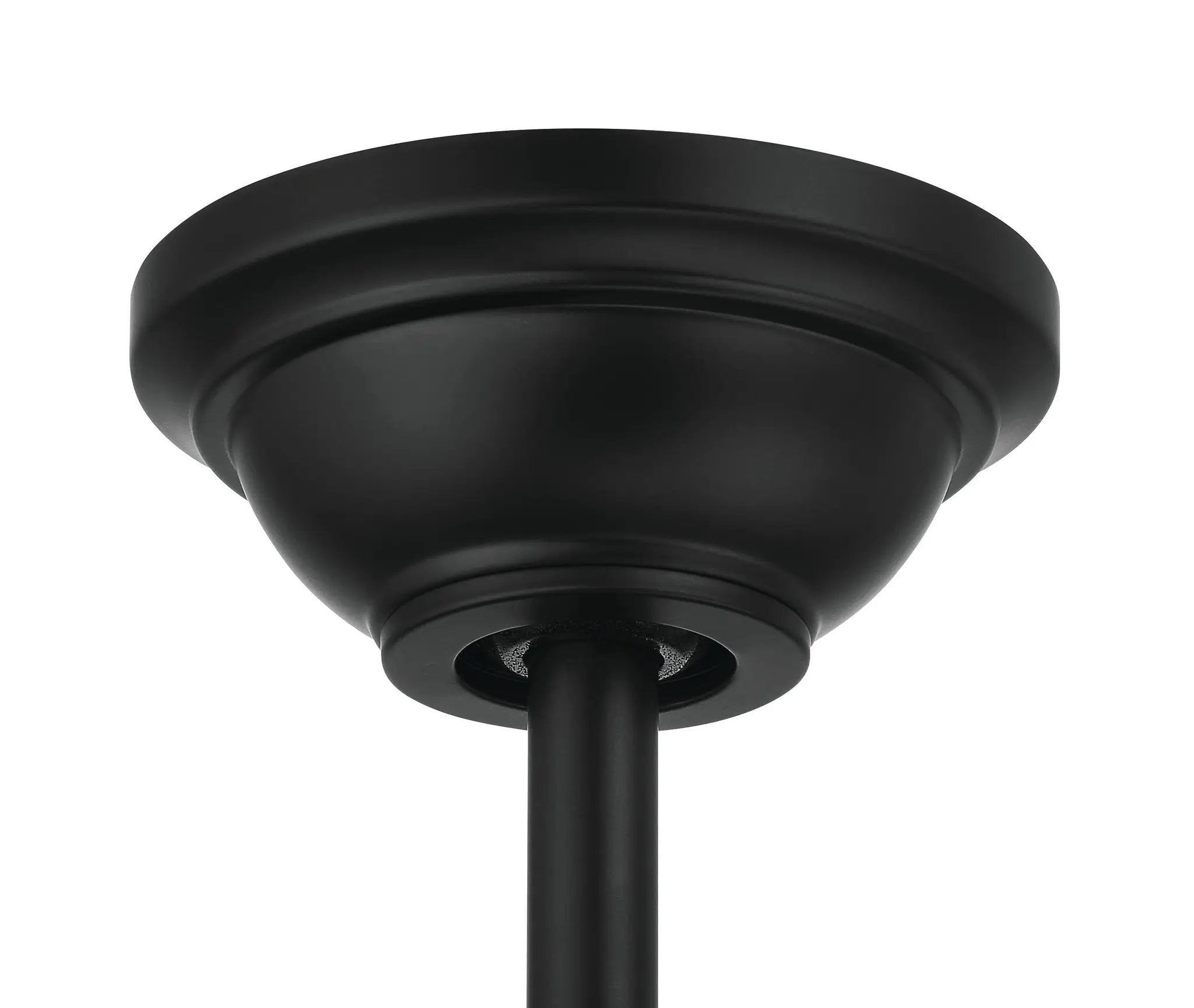 flat black ceiling fans