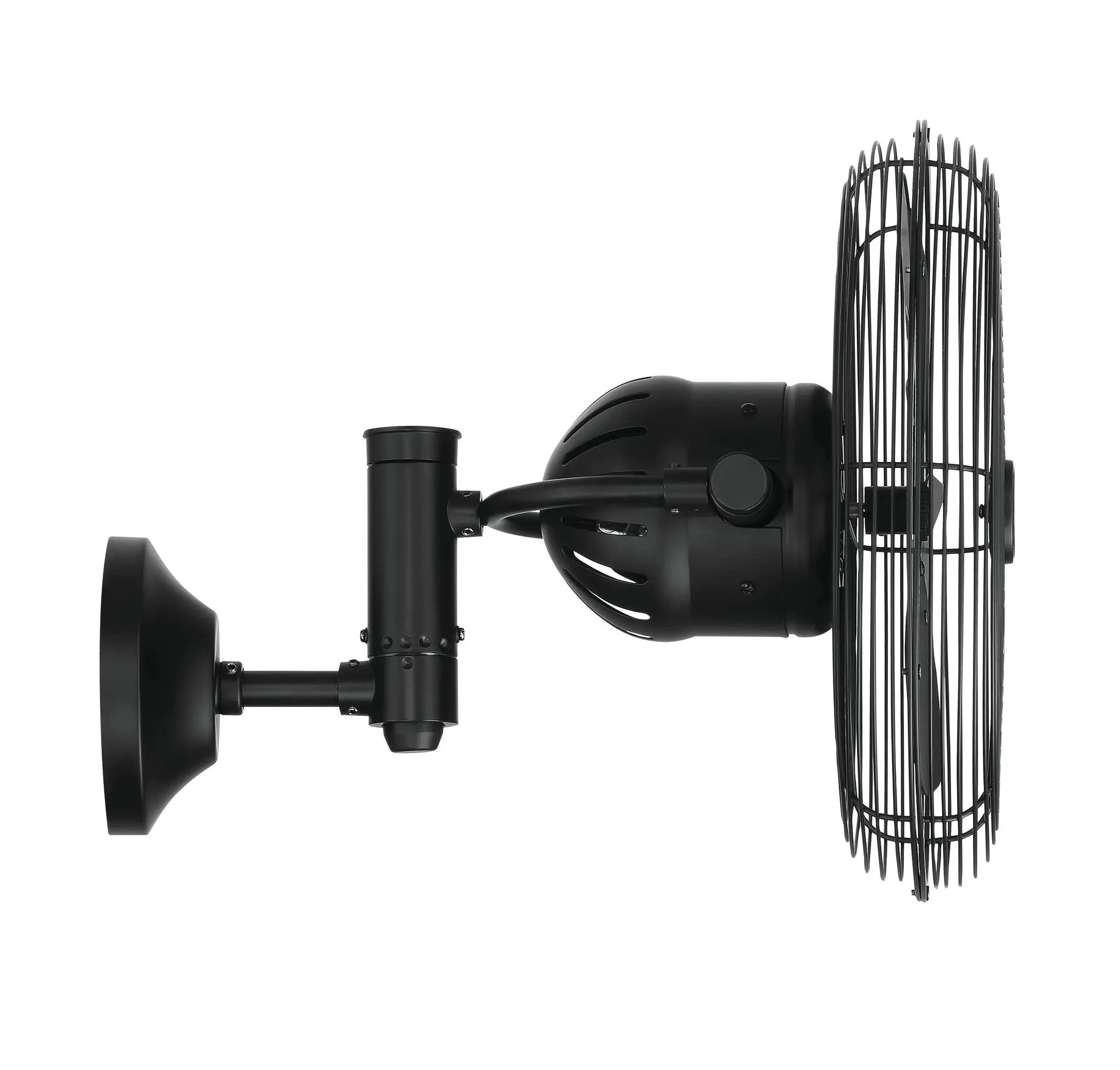 flat black ceiling fans