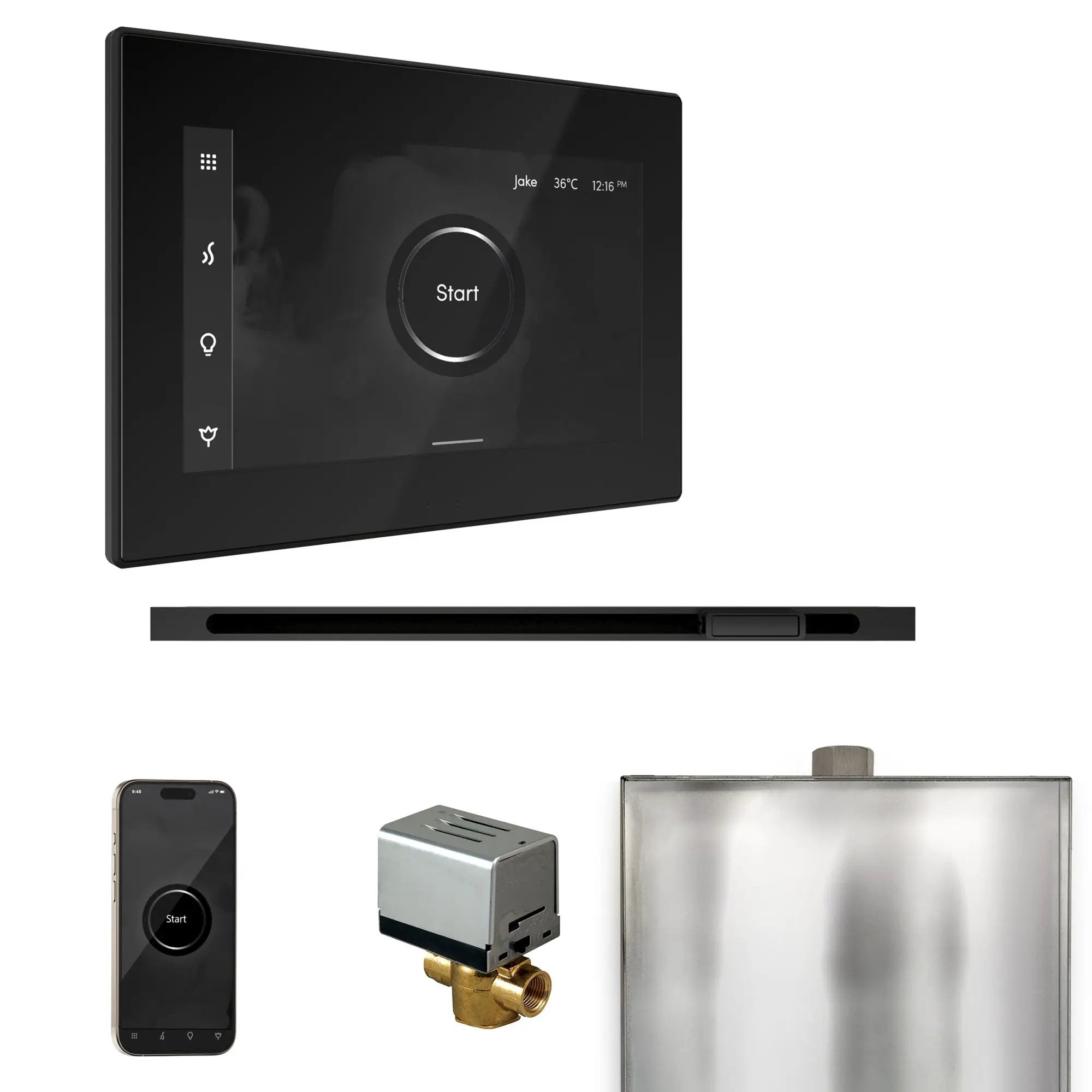 Mr Steam XButler Steam Shower Control Package with iSteamX Control and Linear Steamhead by Mr Steam