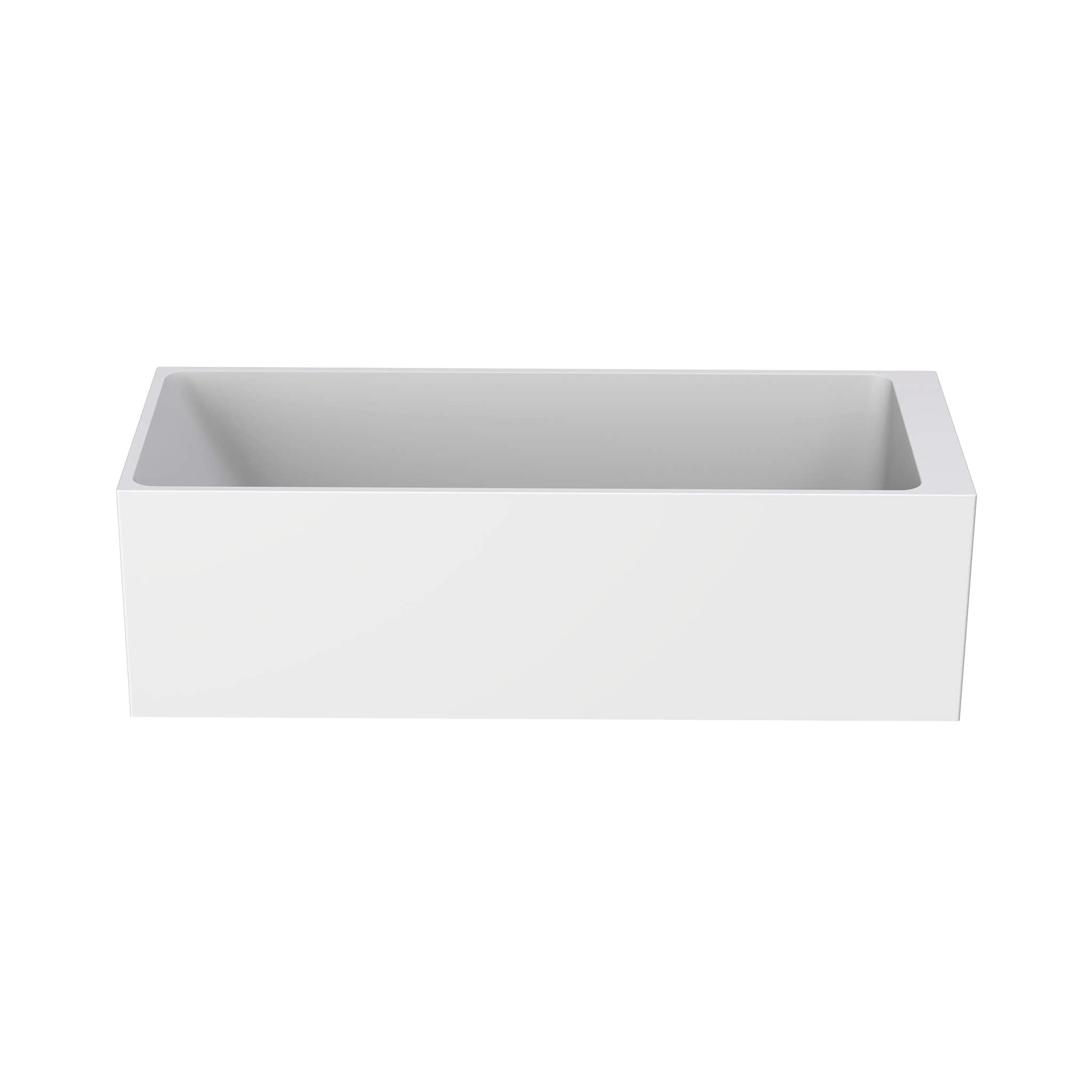 white matte bathtub