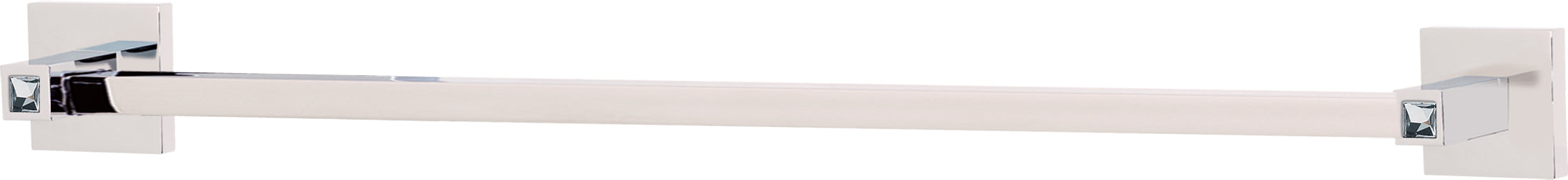 Alno Contemporary Il Crystal Bath 18" Towel Bar