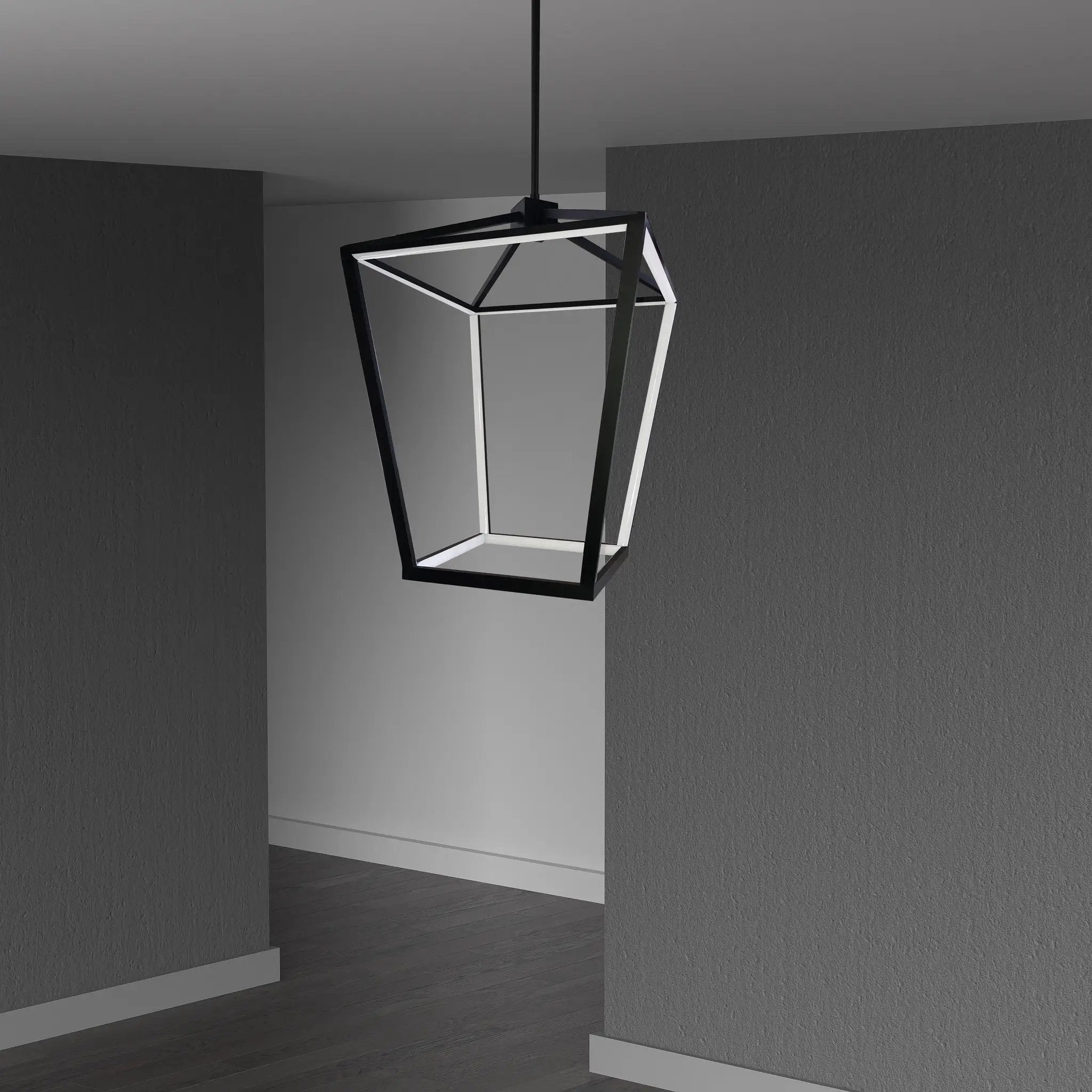 matte black chandeliers