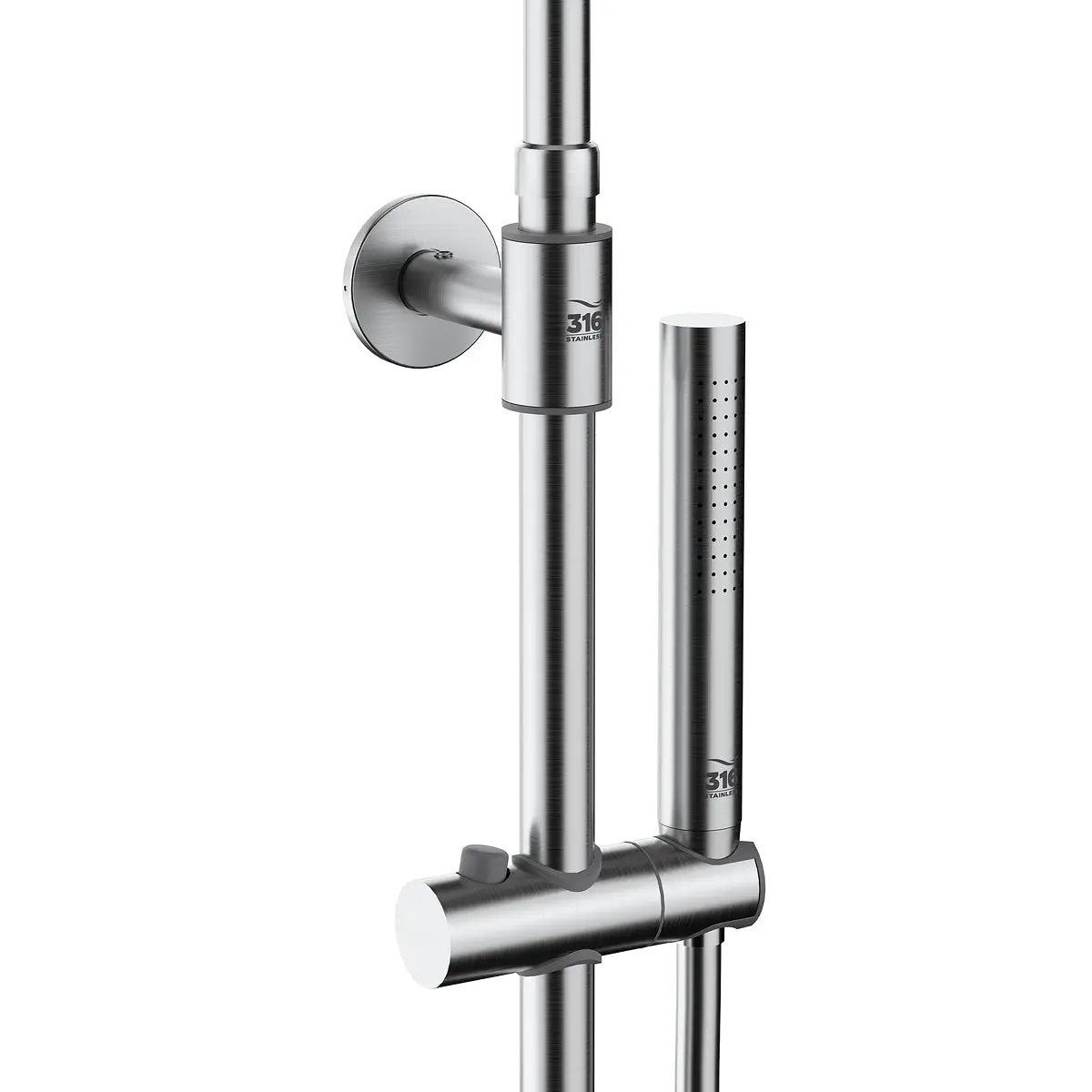Outdoor Shower Company Wall Mount Hot & Cold Shower - "Riviera" Lever Handle Valve by Outdoor Shower Company