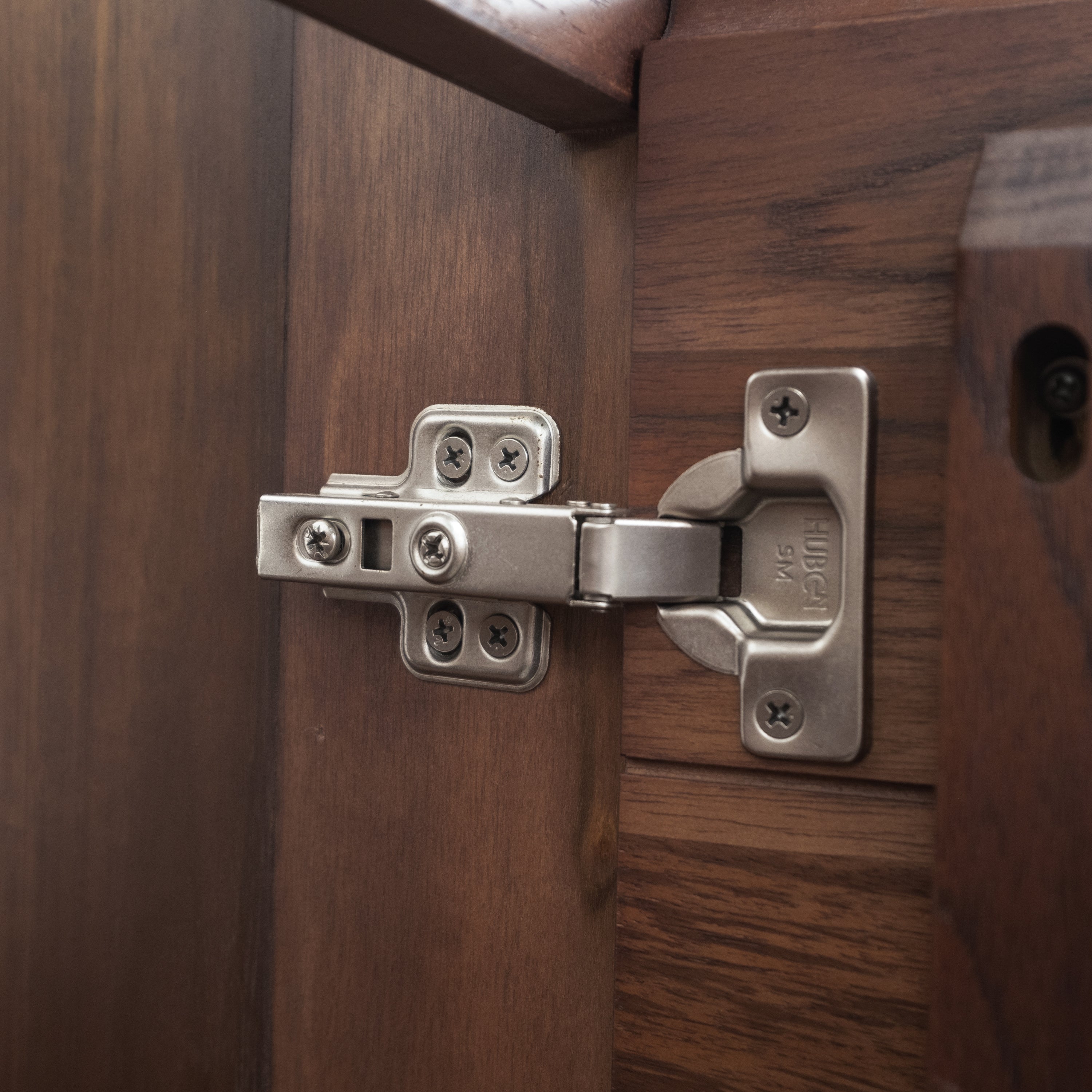 coffee teak vanity set