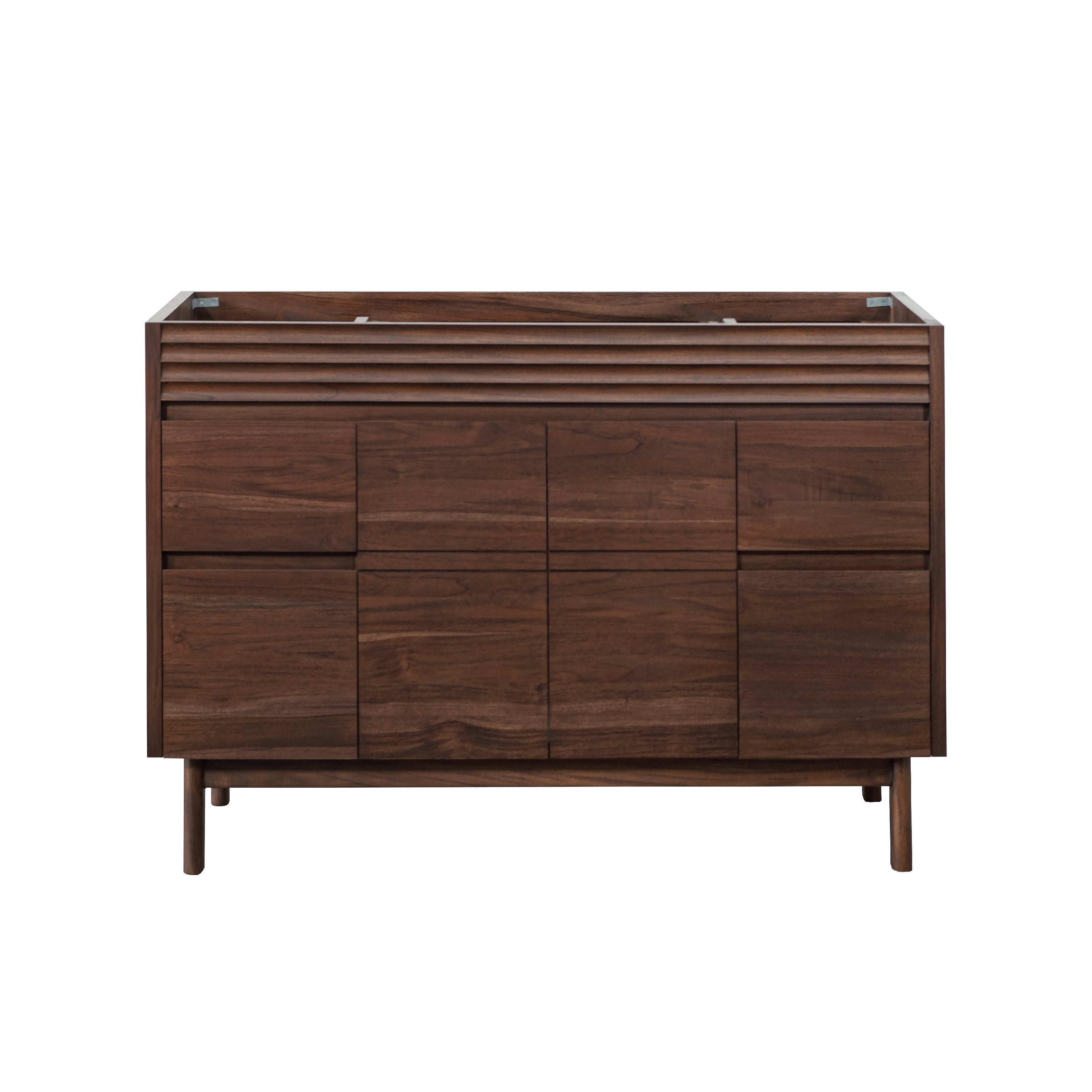 coffee teak vanity base