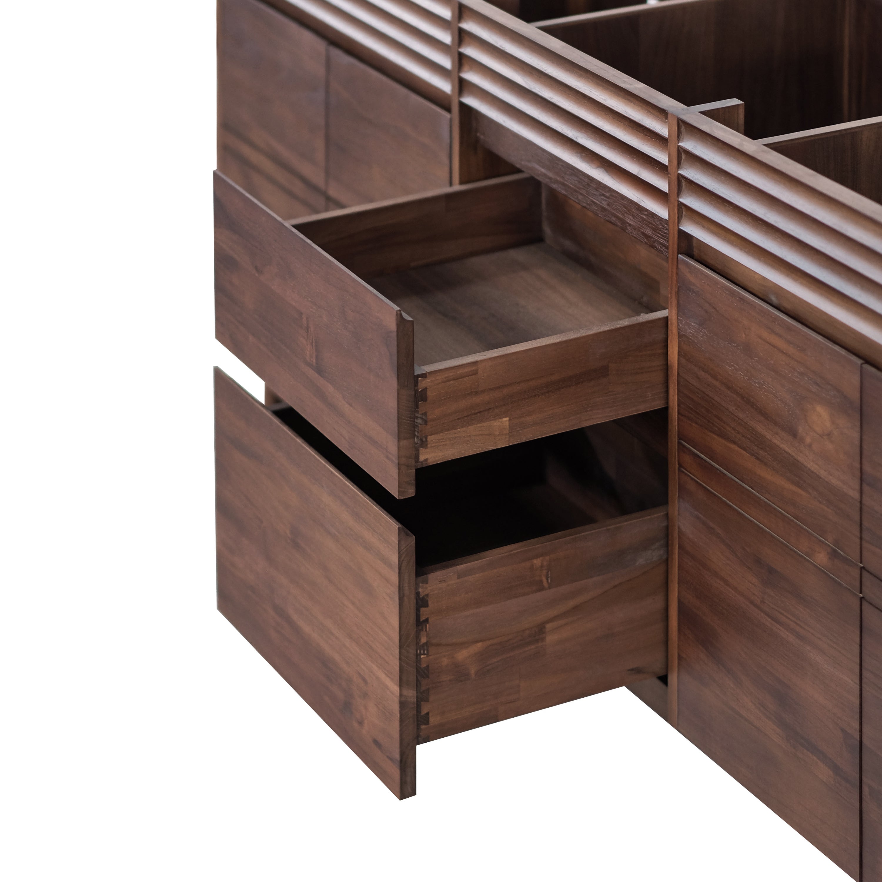 coffee teak vanity base