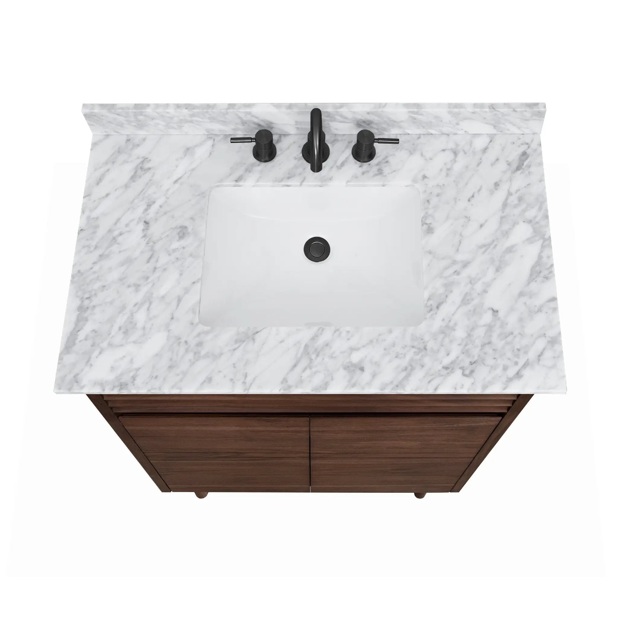 coffee teak vanity set
