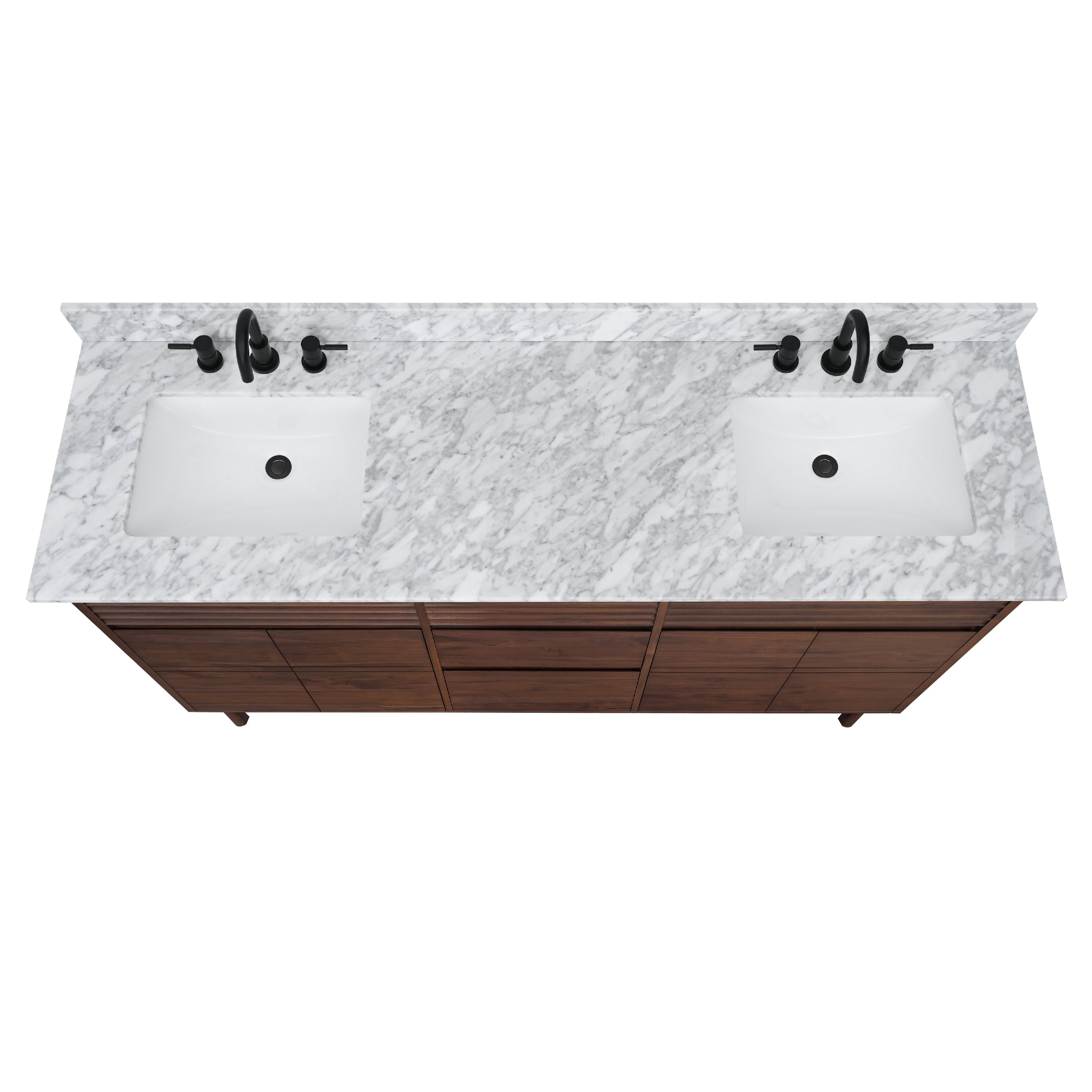 coffee teak vanity set