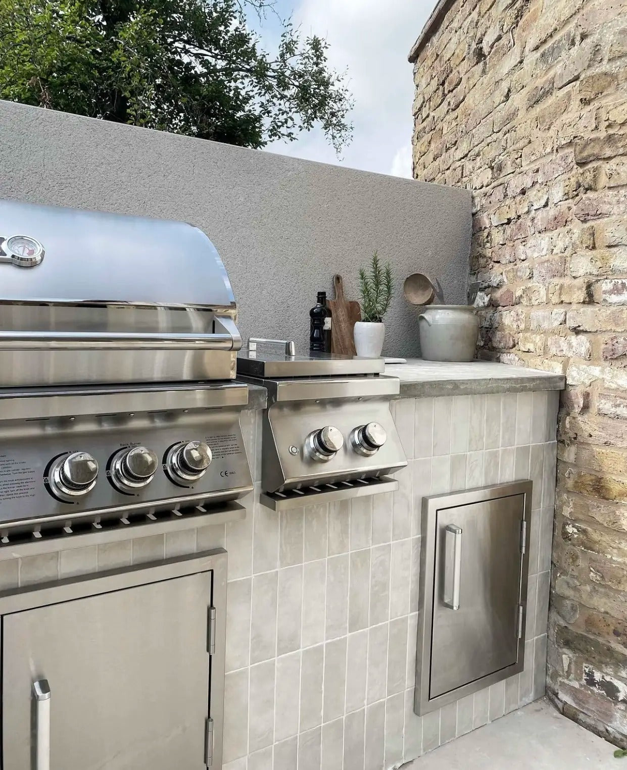 stainless steel side burner