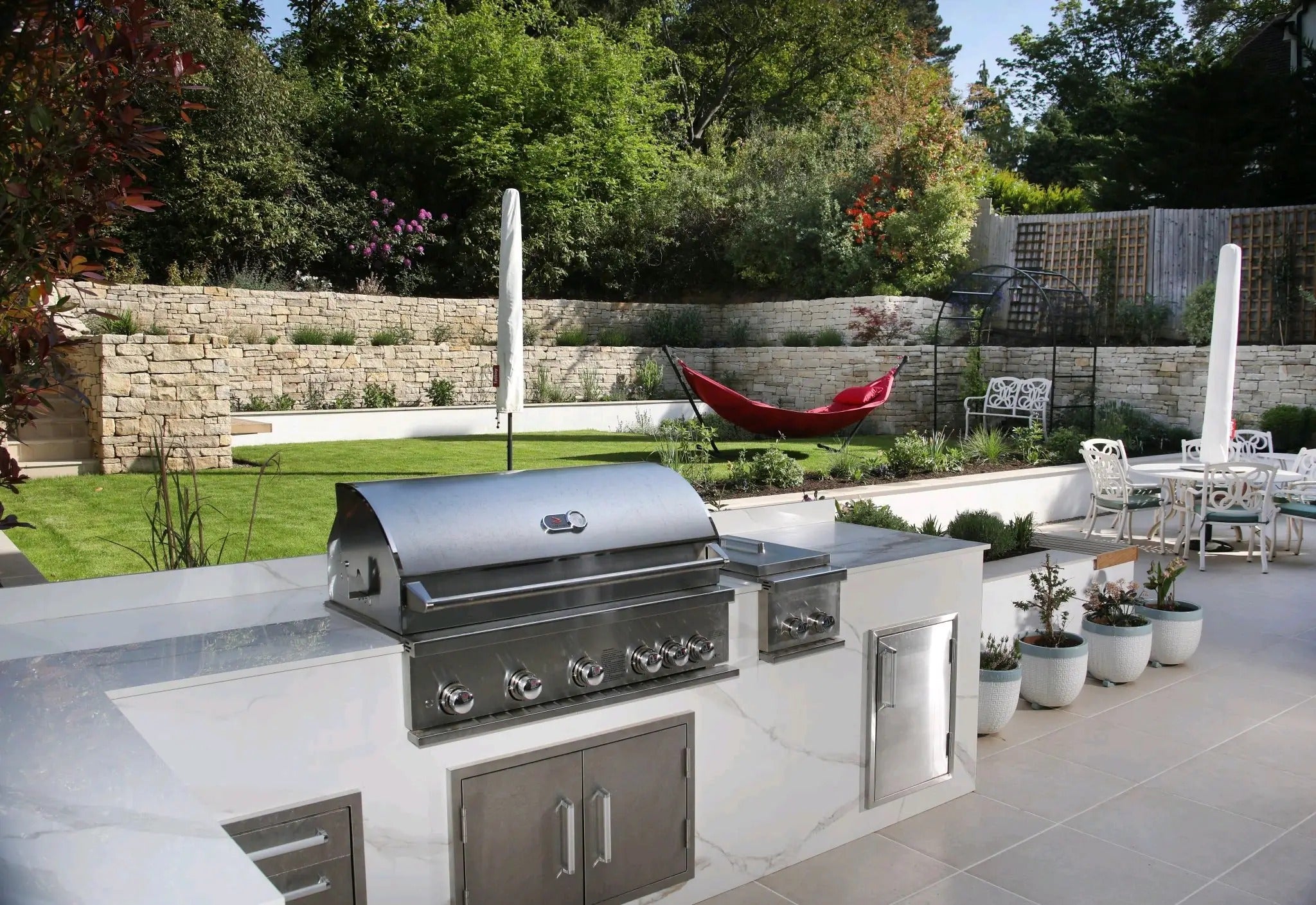 stainless steel grill