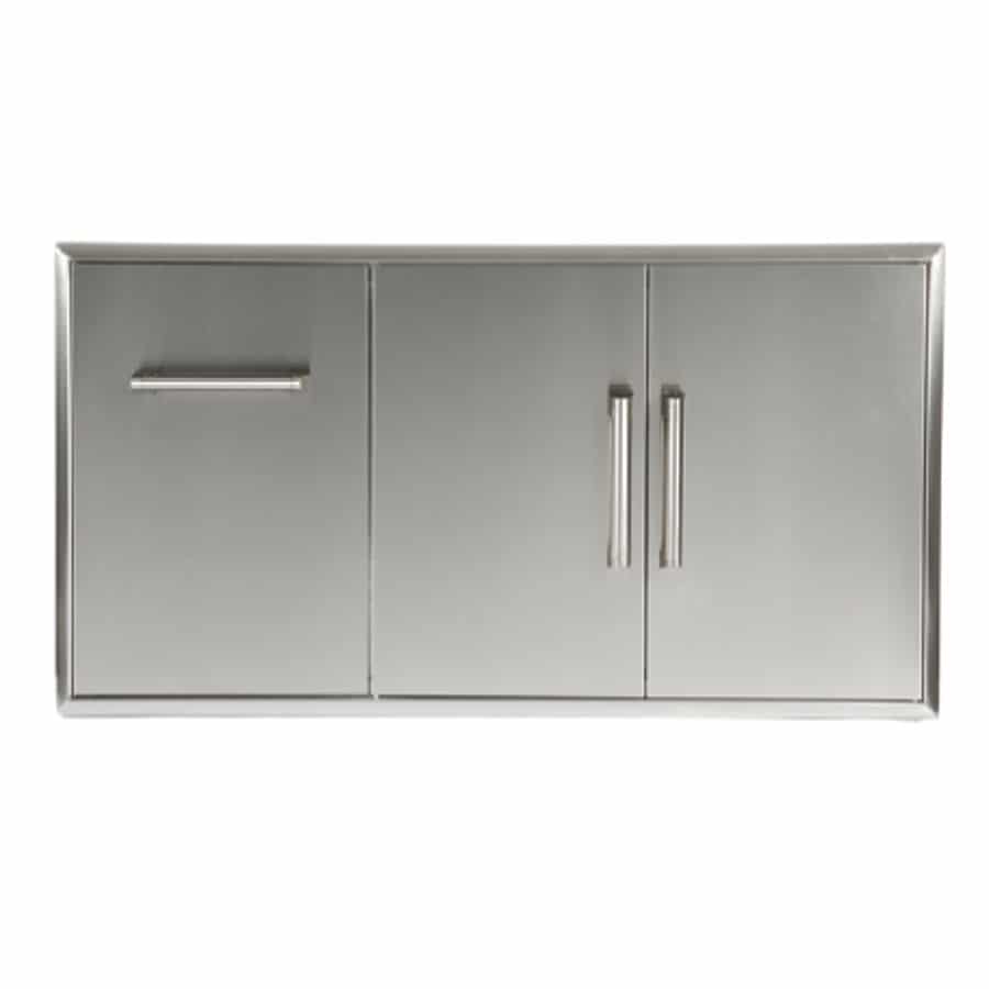 drawer & double access doors
