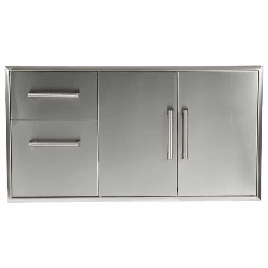 drawer & double access doors
