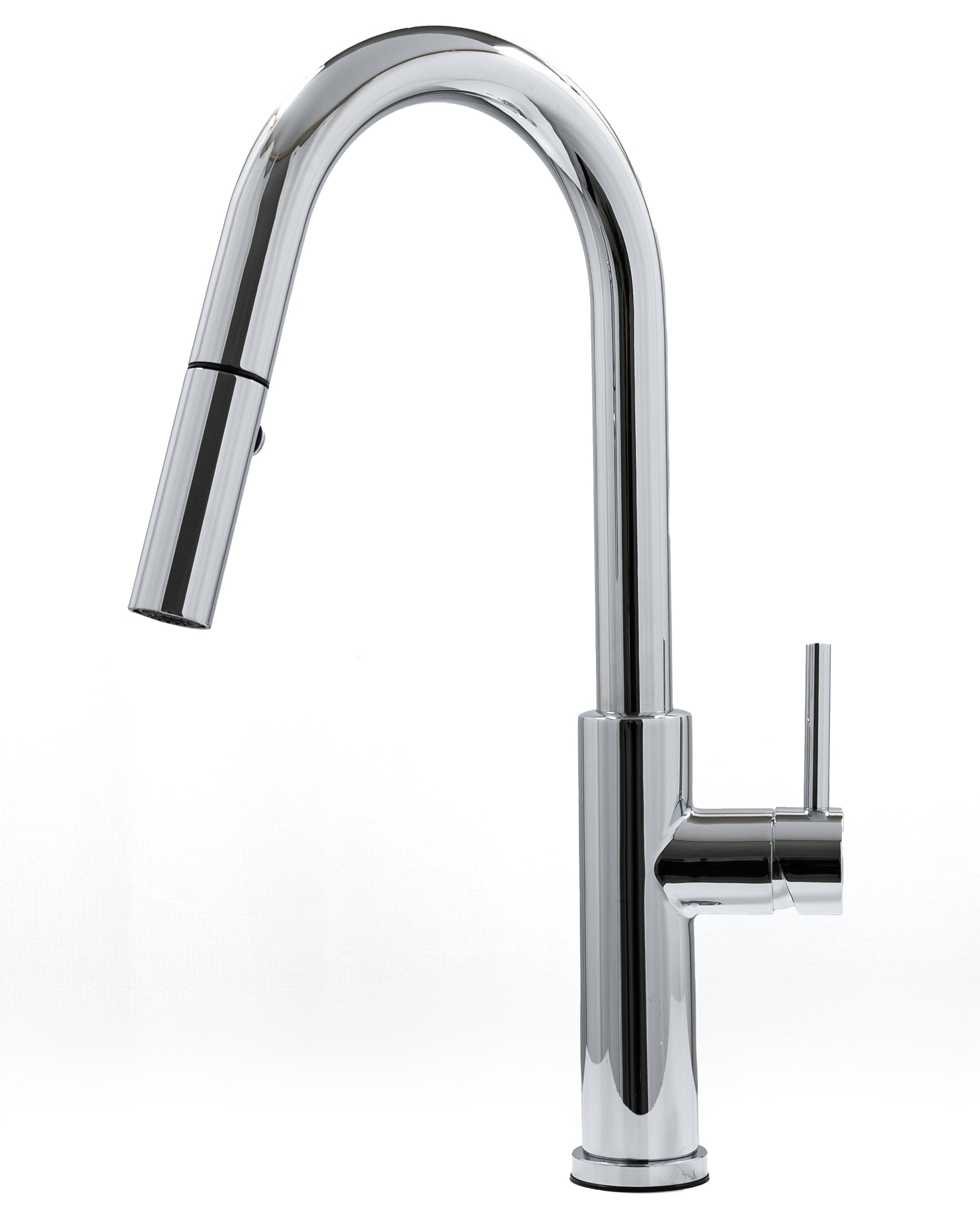 silver kitchen faucet