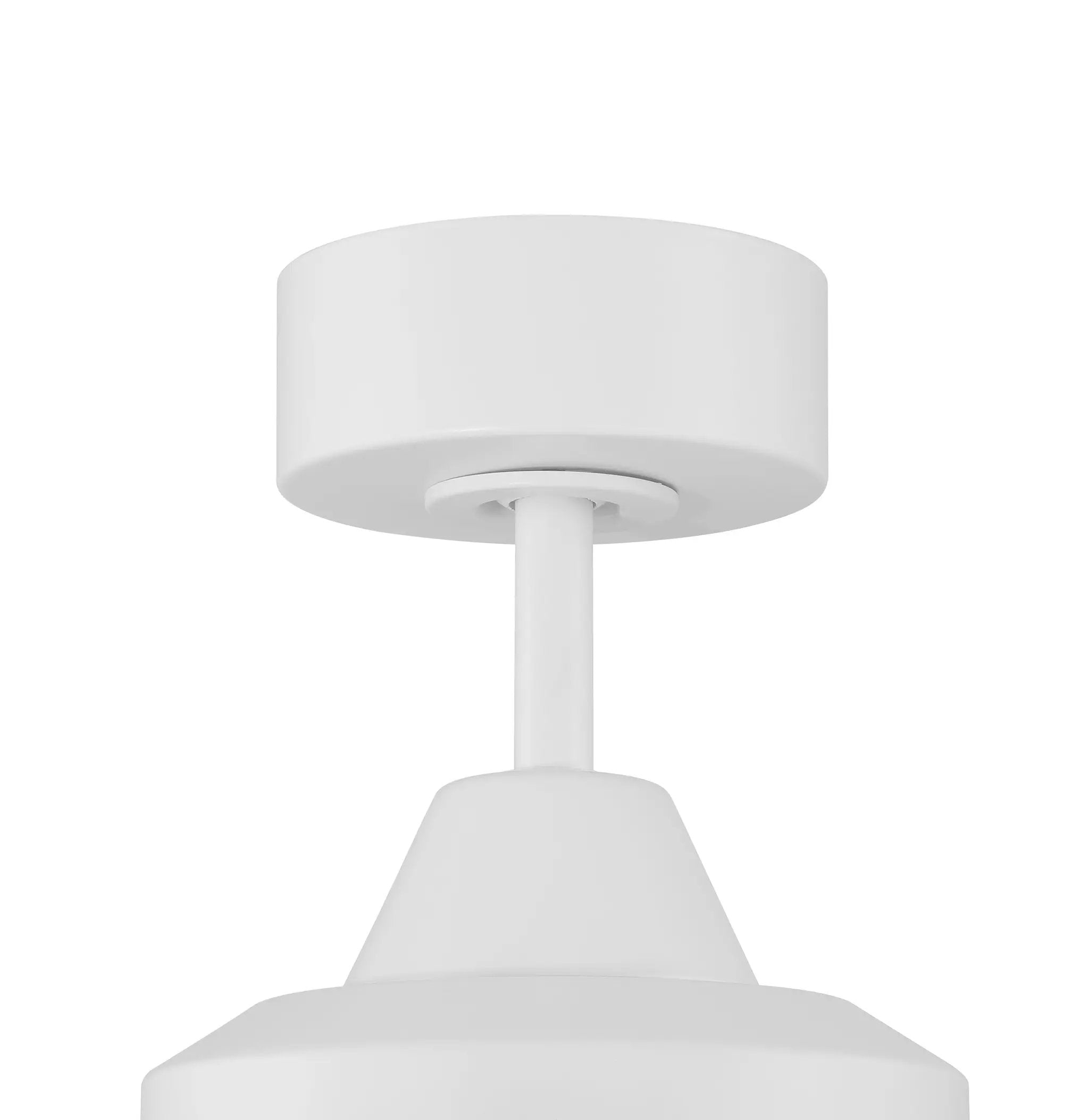 matte white ceiling fans
