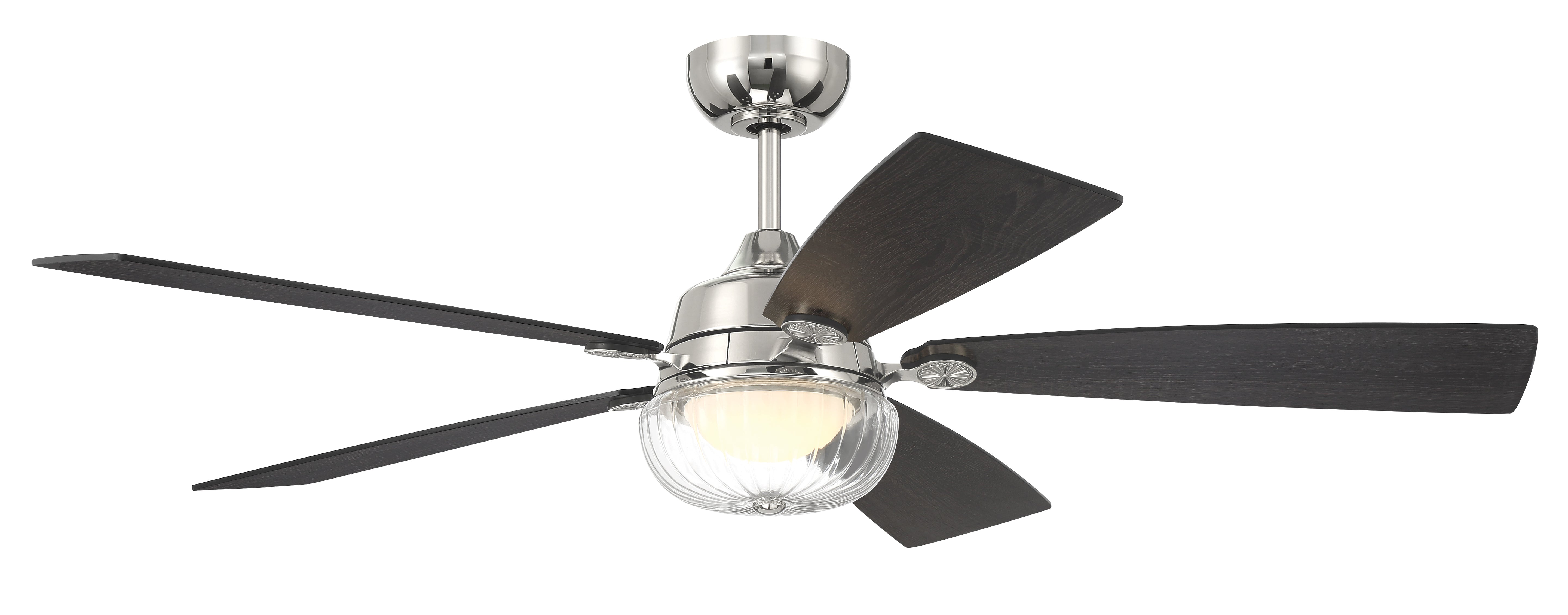 polished nickel ceiling fans