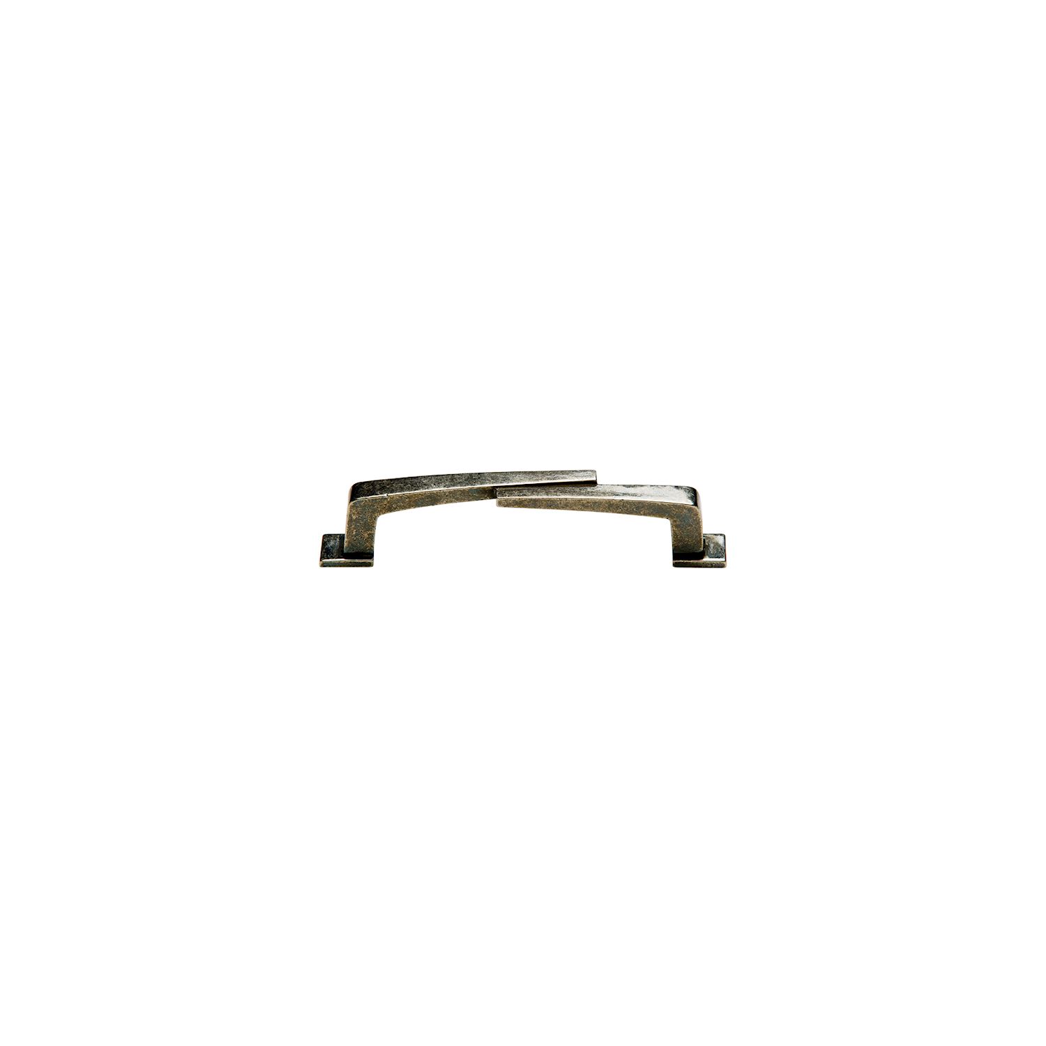 white bronze medium cabinet pull