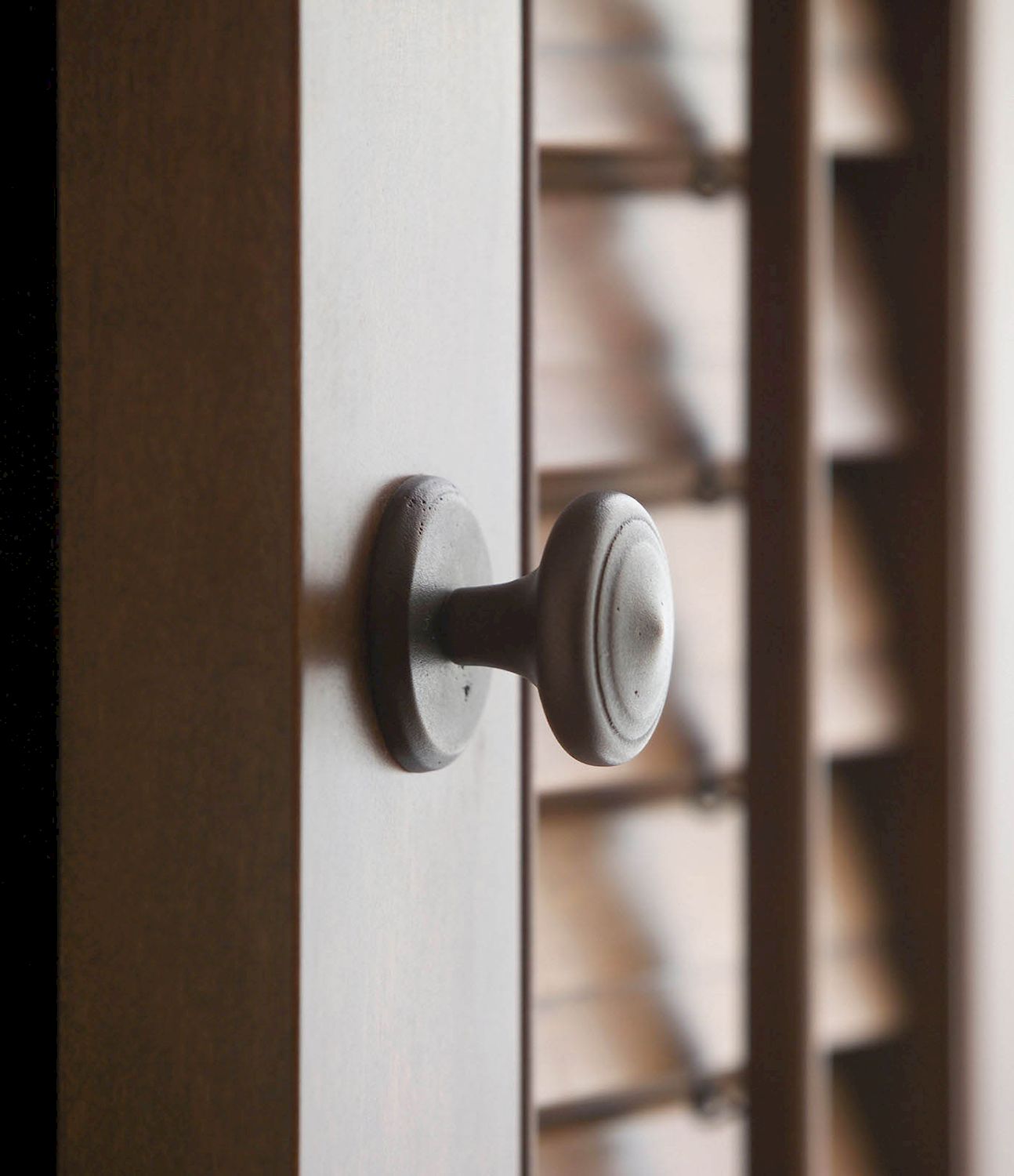 bronze rust cabinet knob 