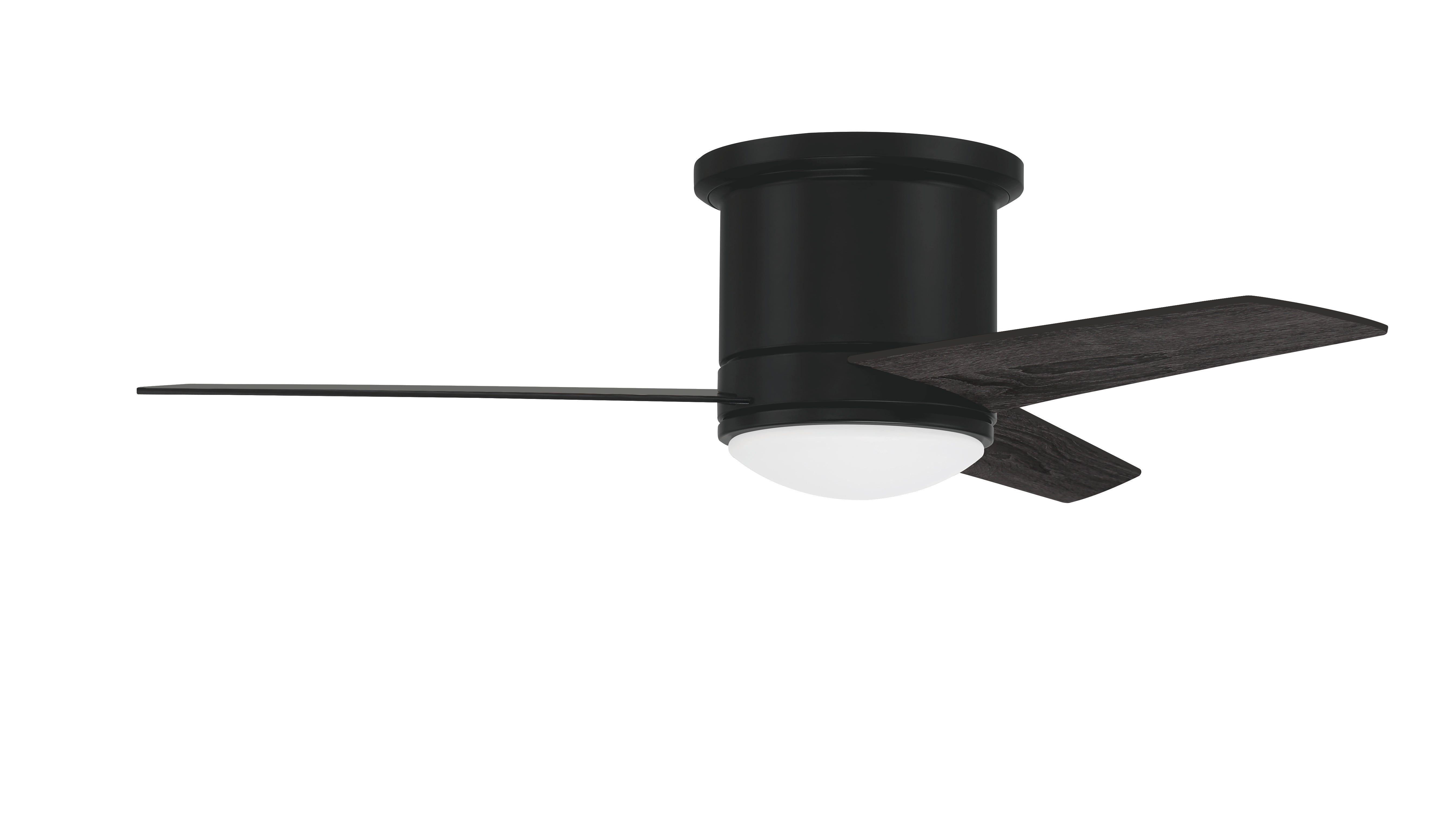 flat black ceiling fans
