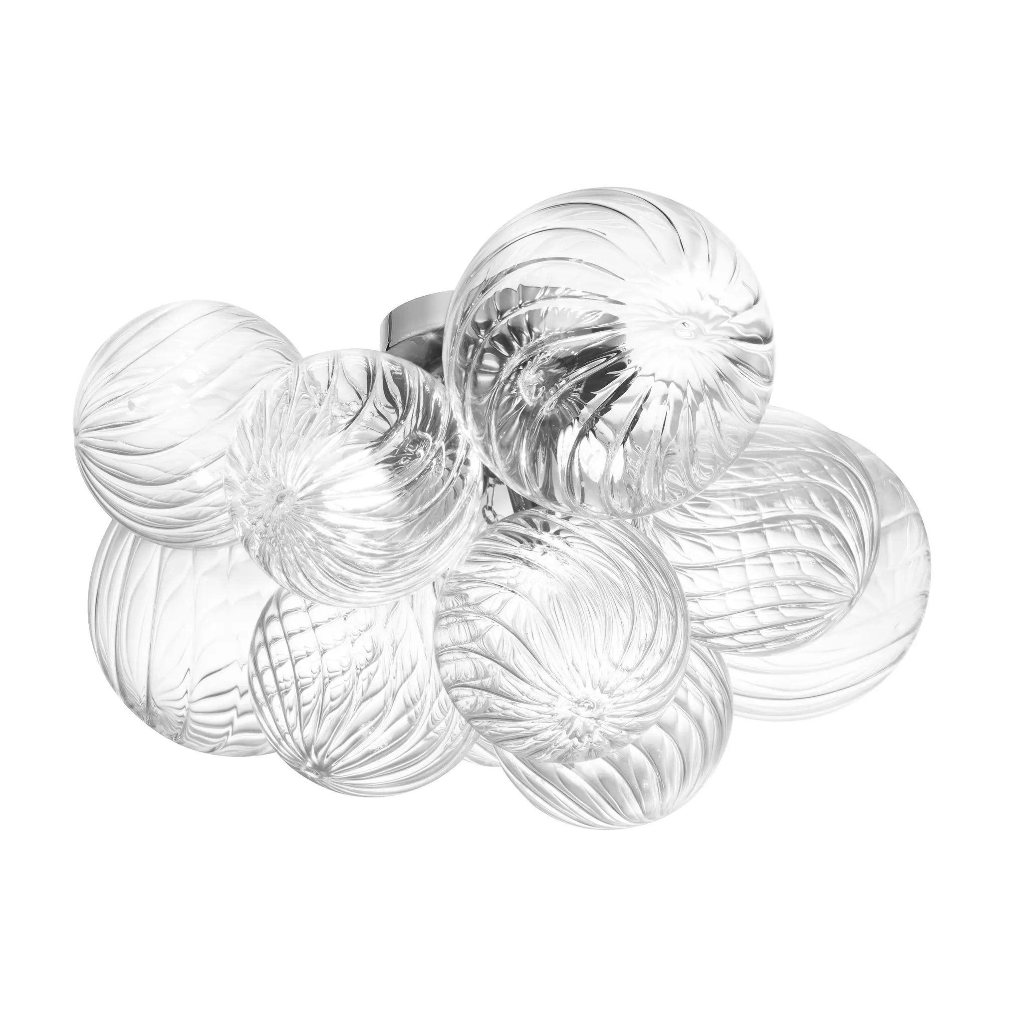 polished chrome flush mount