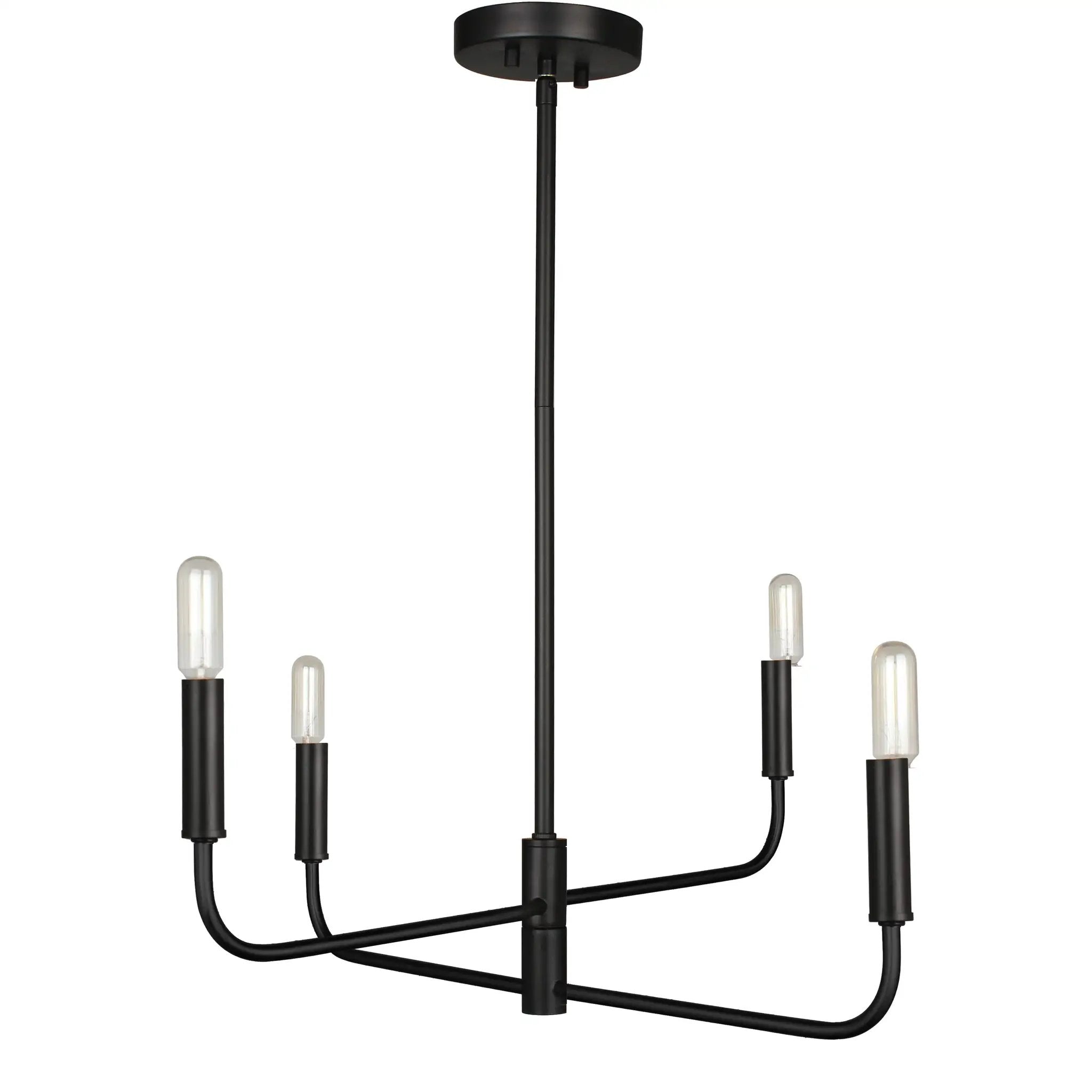 matte black chandeliers