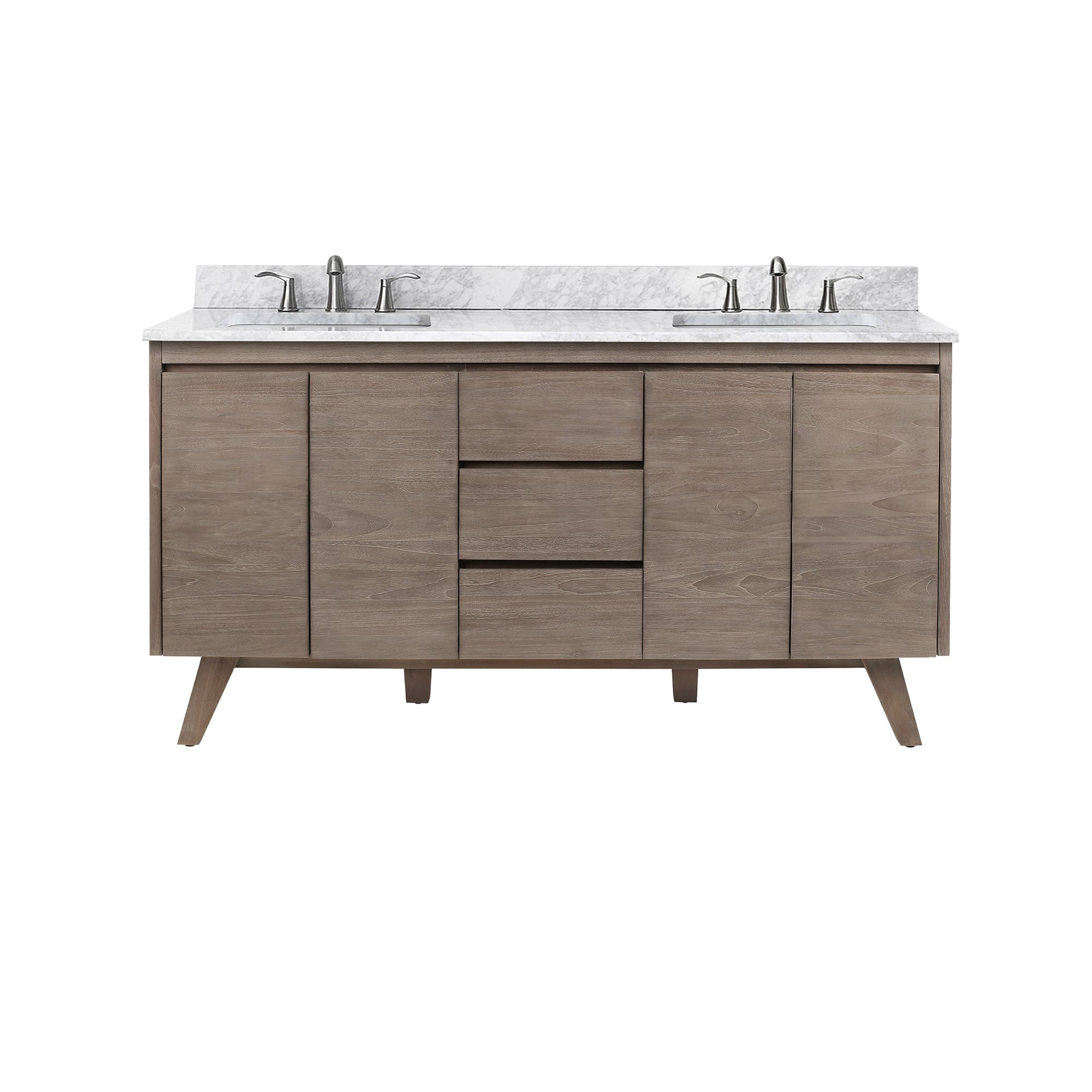 gray teak vanity set