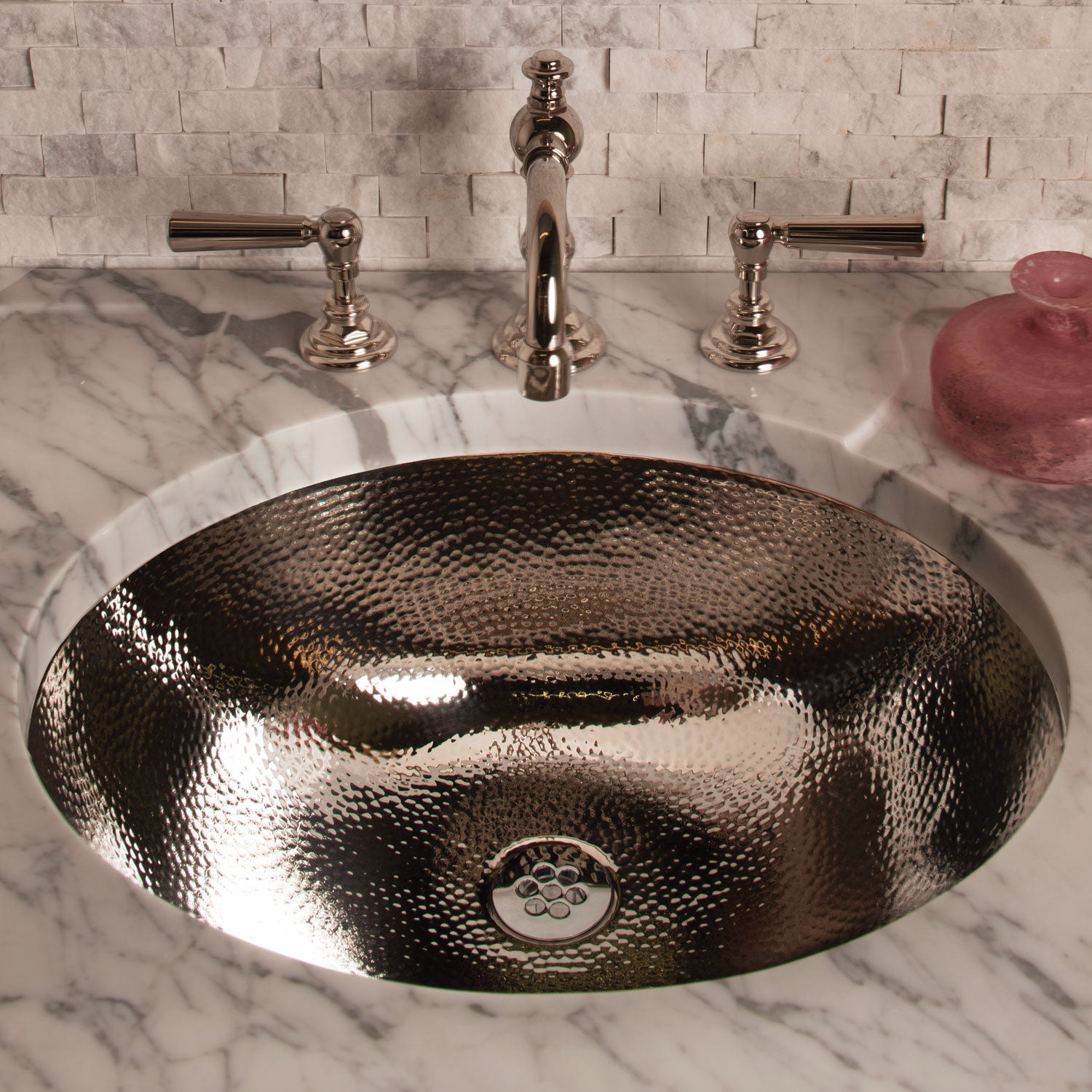 polished stainless steel sink