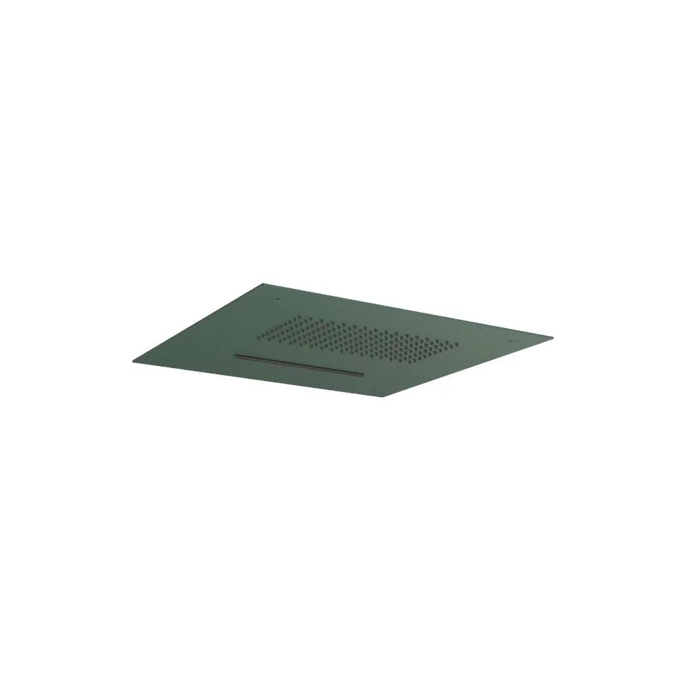 Flusso Cascade 15" Stainless Steel Flush Mount Rainhead with Cascade Waterfall by Flusso