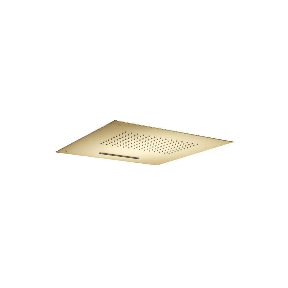 Flusso Cascade 15" Stainless Steel Flush Mount Rainhead with Cascade Waterfall by Flusso