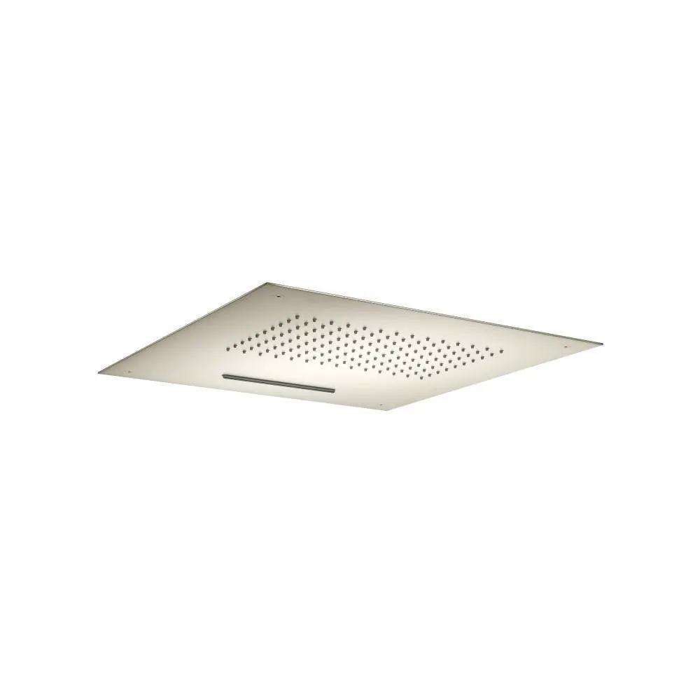 Flusso Cascade 20" Stainless Steel Flush Mount Rainhead with Cascade Waterfall by Flusso
