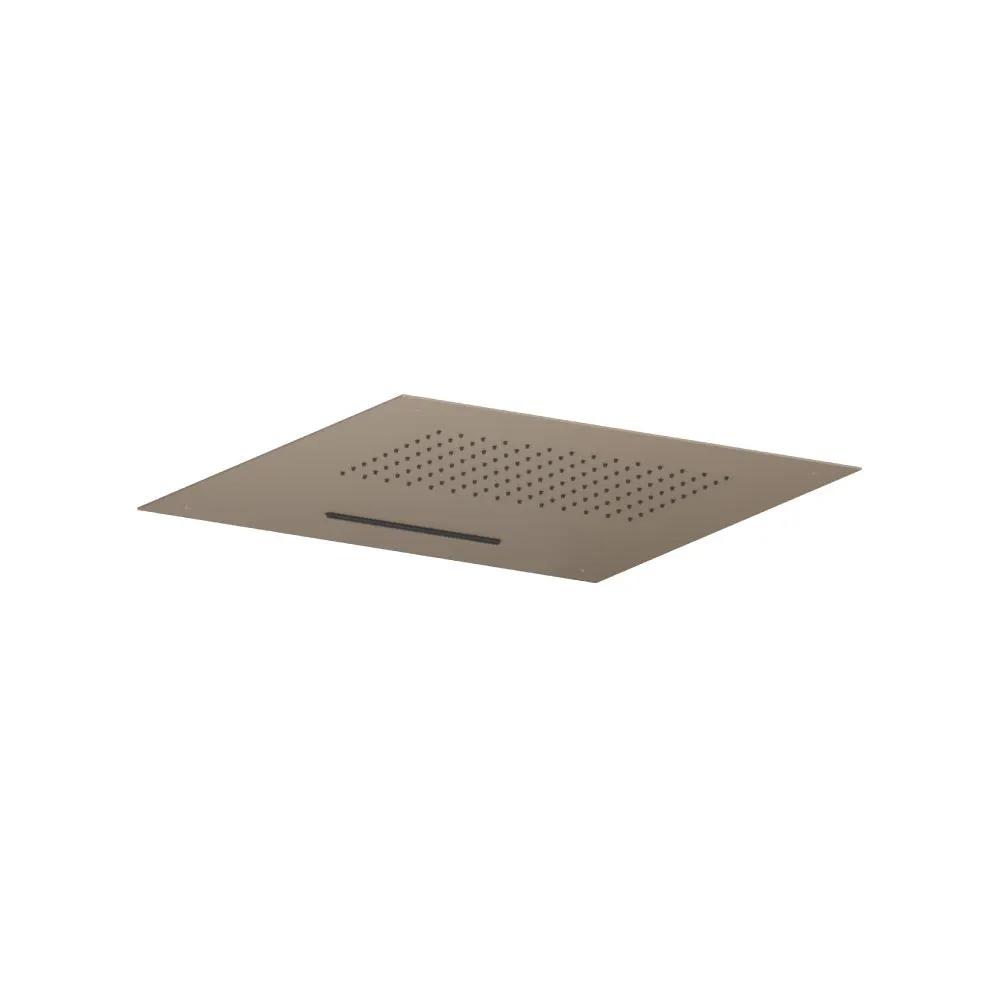Flusso Cascade 20" Stainless Steel Flush Mount Rainhead with Cascade Waterfall by Flusso