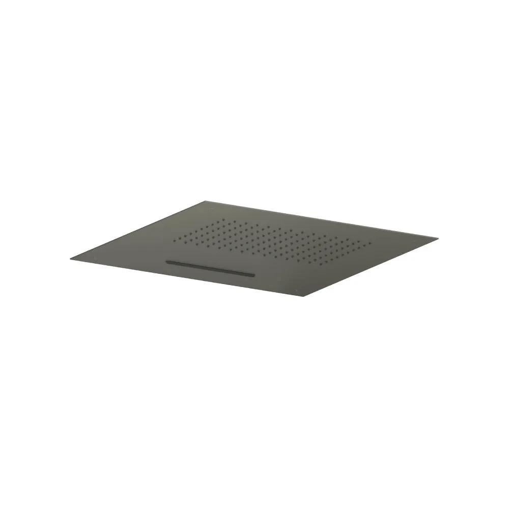 Flusso Cascade 20" Stainless Steel Flush Mount Rainhead with Cascade Waterfall by Flusso