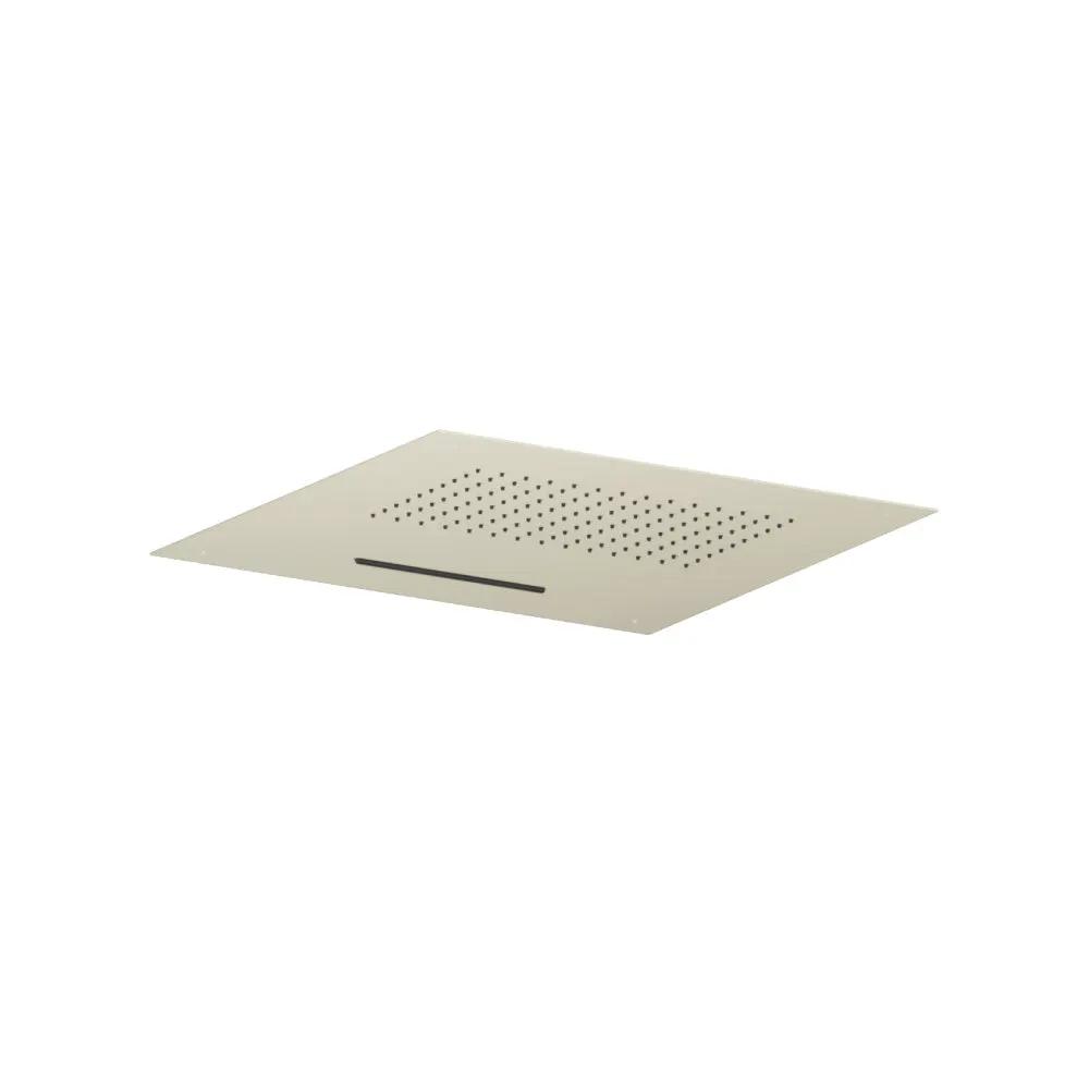 Flusso Cascade 20" Stainless Steel Flush Mount Rainhead with Cascade Waterfall by Flusso