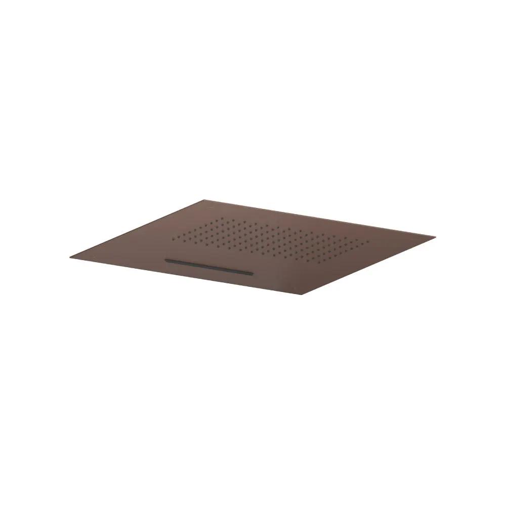 Flusso Cascade 20" Stainless Steel Flush Mount Rainhead with Cascade Waterfall by Flusso