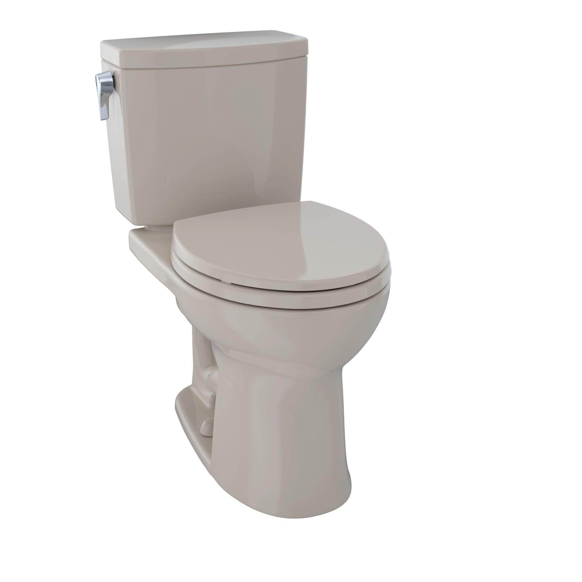 Toto Drake II Two-piece Toilet Round Bowl 1.0 GPF