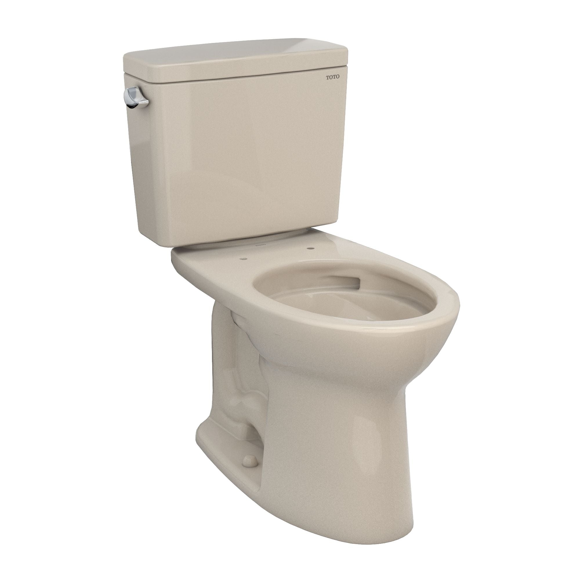 Toto Drake Two-piece Toilet 1.28 GPF Elongated Bowl - Universal Height