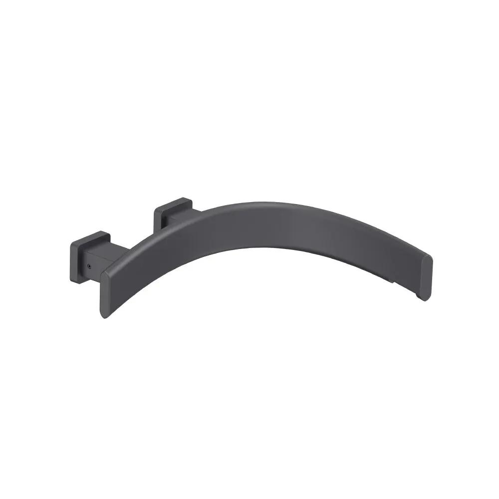 Flusso Curve Wall Mount Touchless Faucet with Electronic Sensor Box - Right Facing Curvature by Flusso