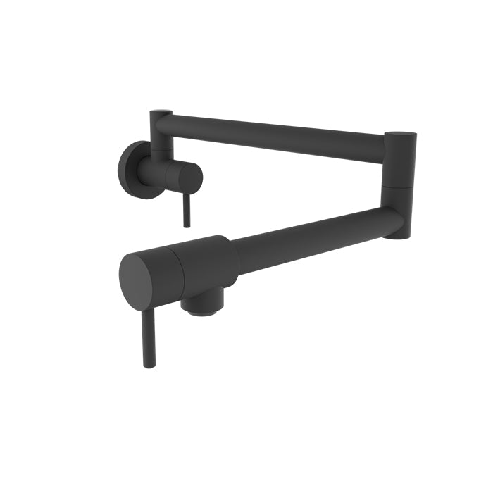 Baril Unick Single Hole Wall Mounted Pot Filler with Two Handles