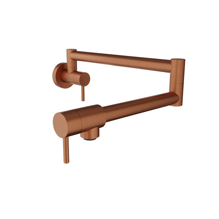 Baril Unick Single Hole Wall Mounted Pot Filler with Two Handles