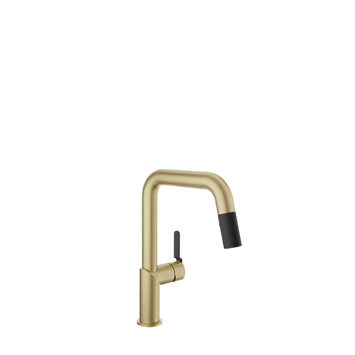 Baril Vision Single Hole Kitchen Faucet with 2-Function Pull-Down Spray