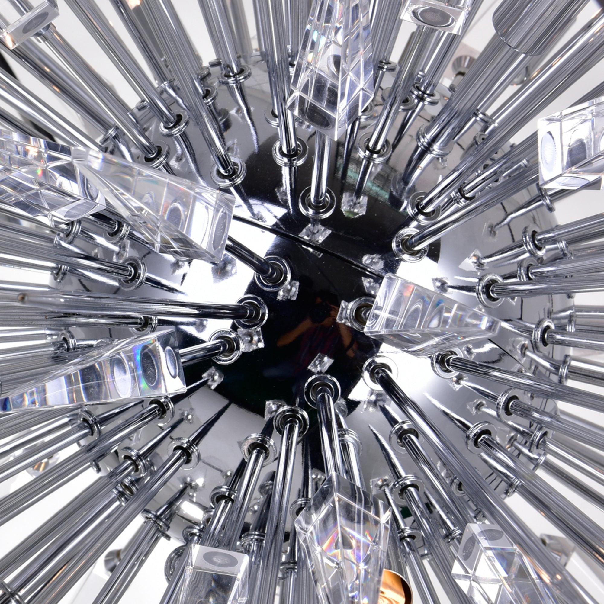 chrome & black mount base